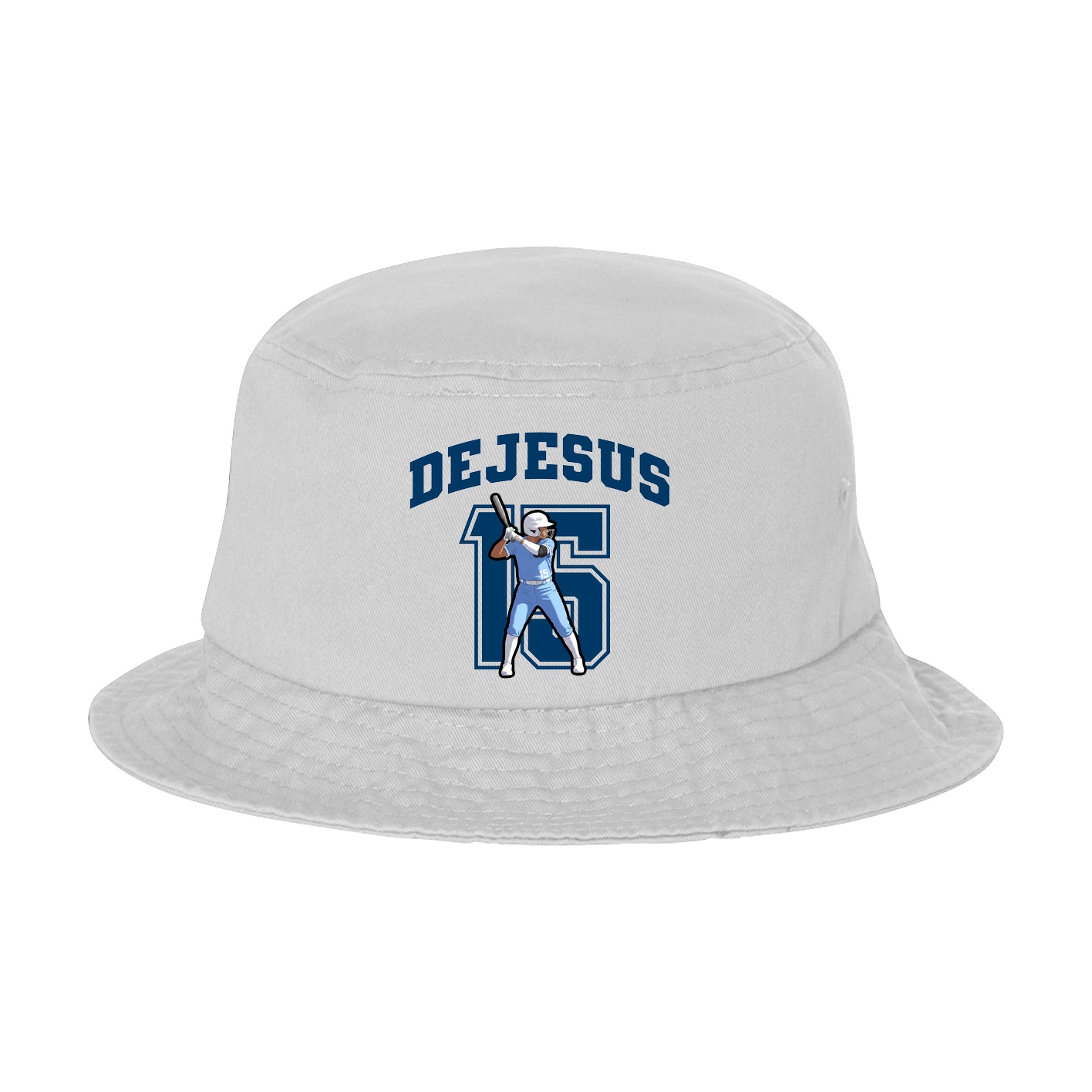 Bucket Cap — Number in White