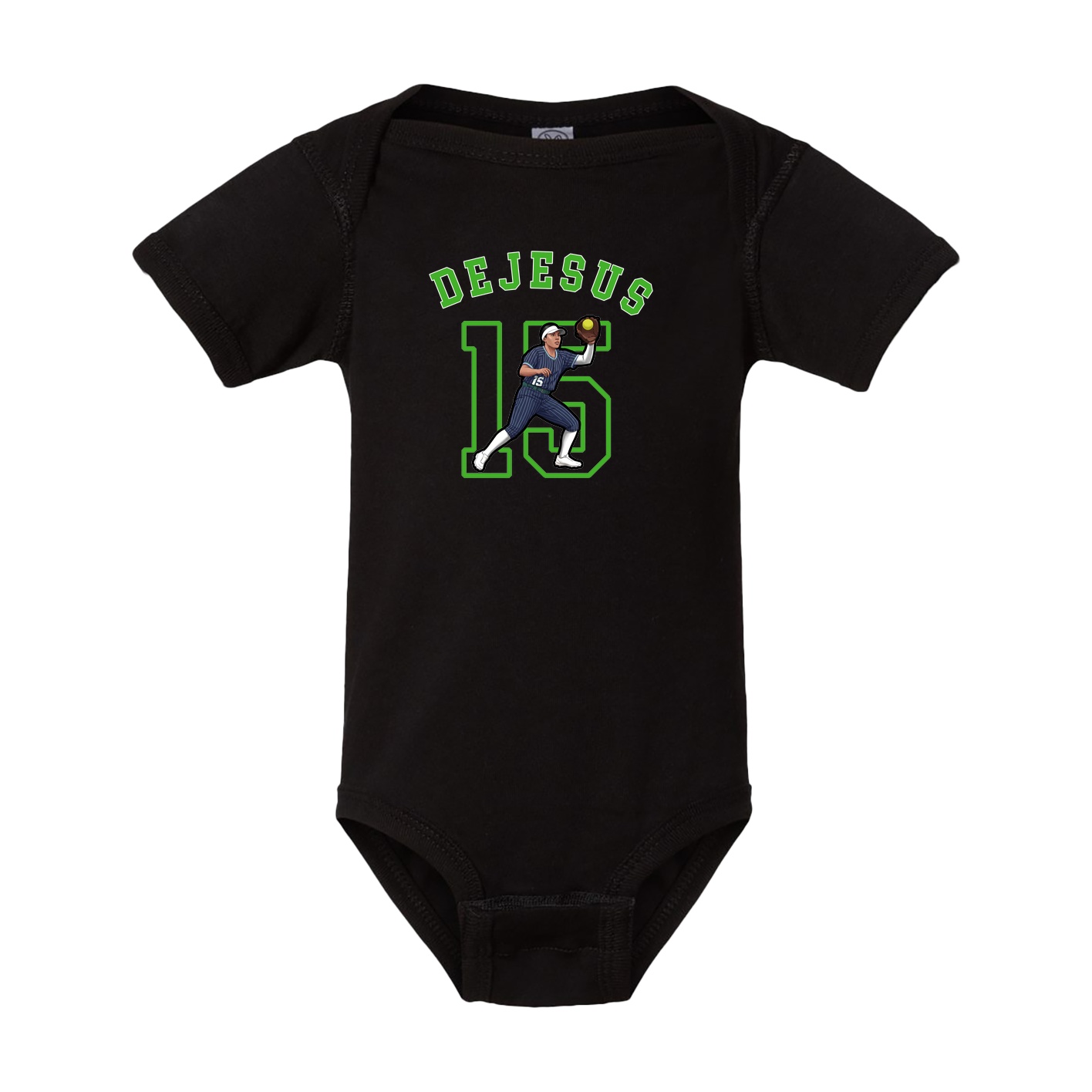 Baby Onesie — Shirsey Arch in Black