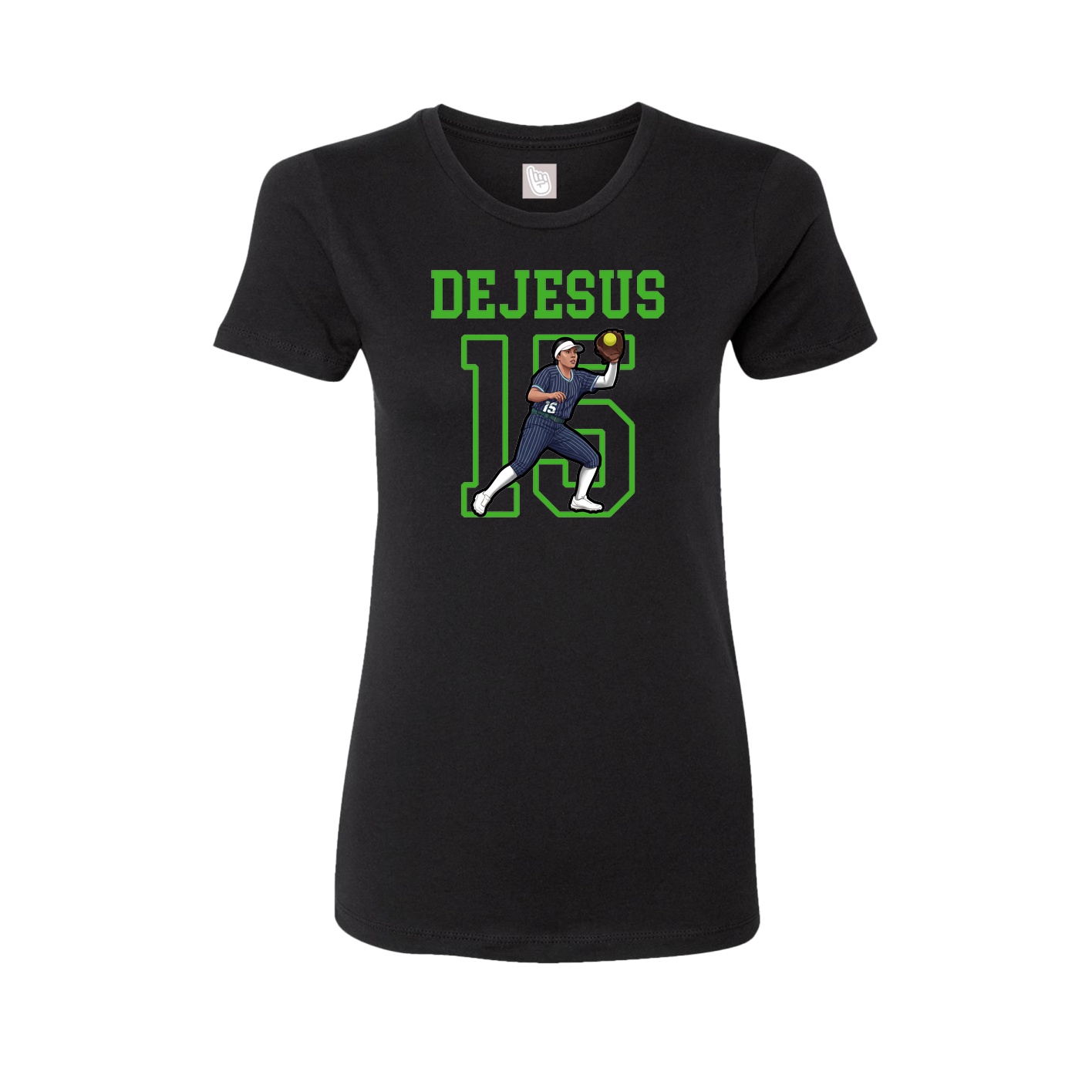 Fitted Women's Tee — Shirsey in Black