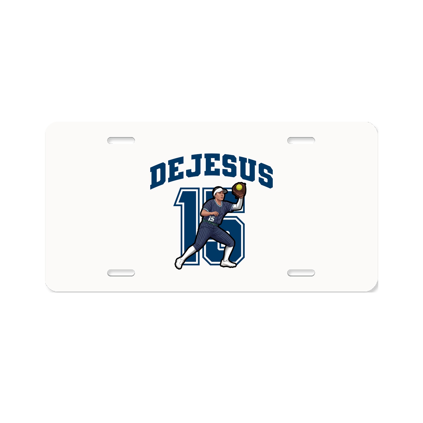 License Plate — Number in Classic