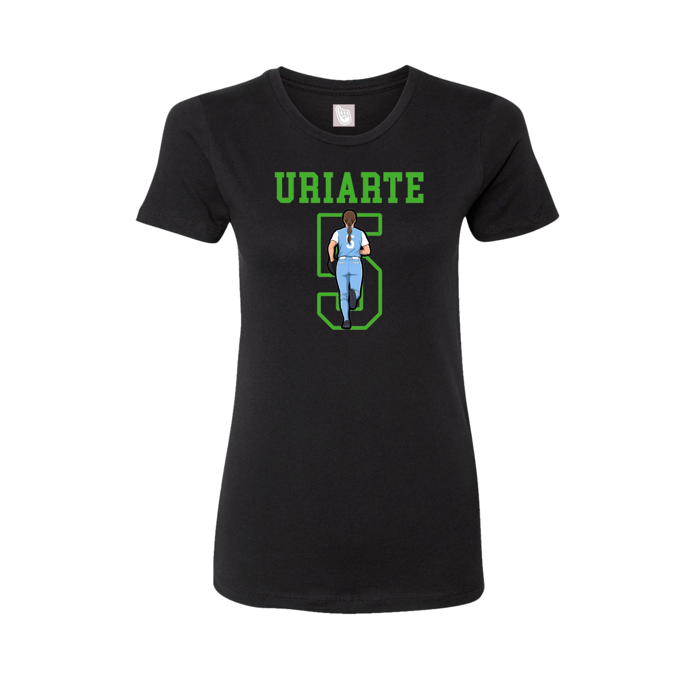 Fitted Women's Tee — Shirsey in Black