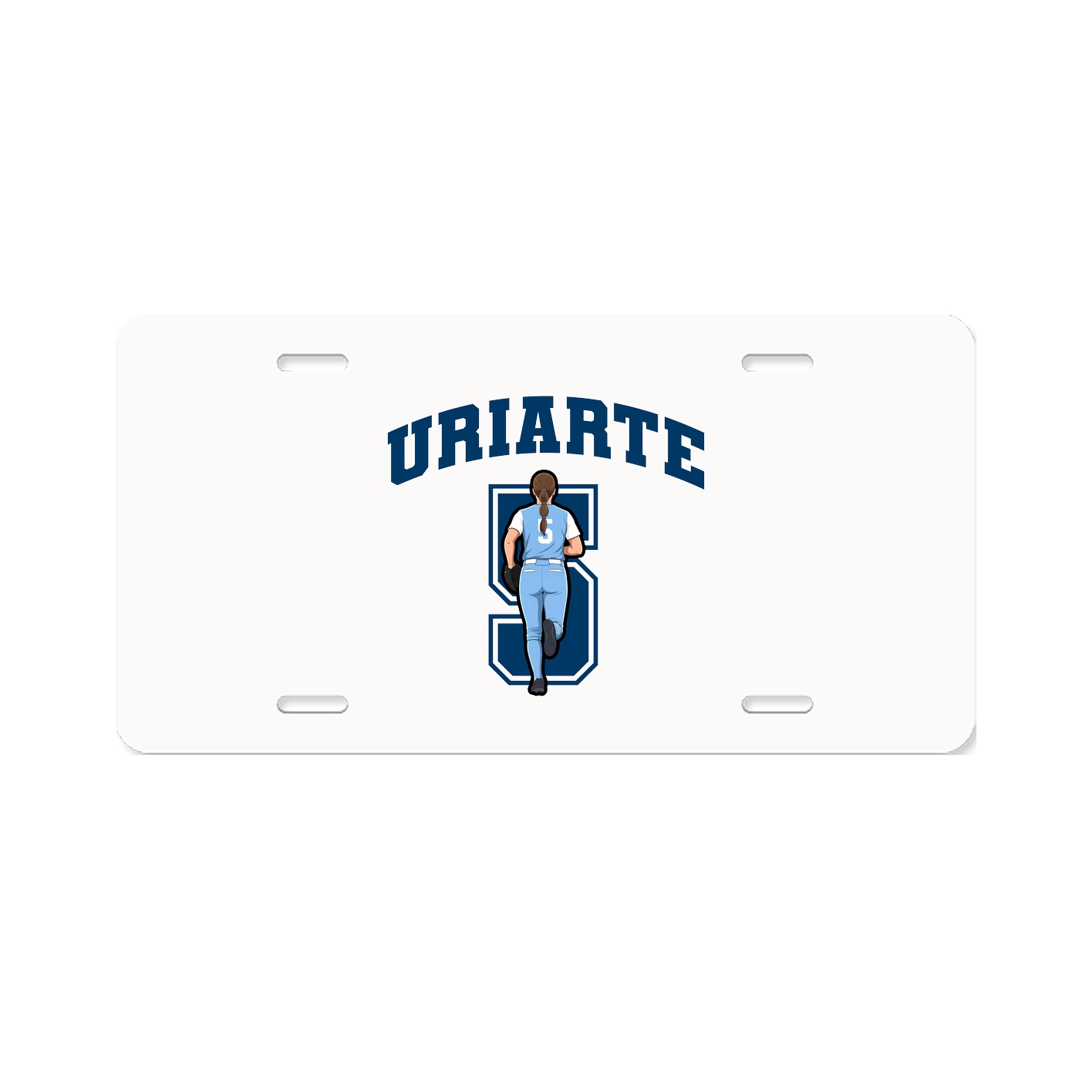 License Plate — Number in Classic