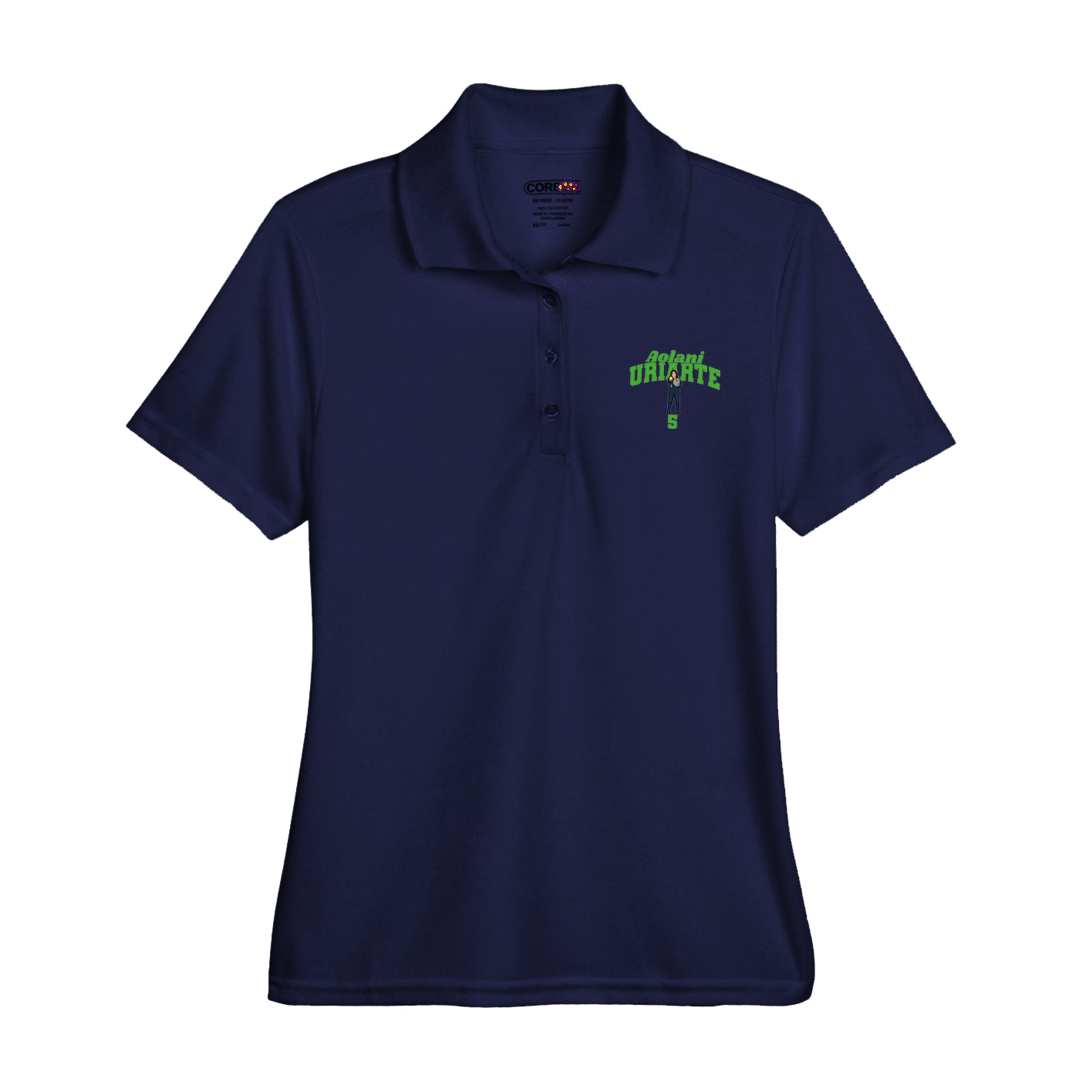 Womens Performance Polo — Signature Arch in Navy