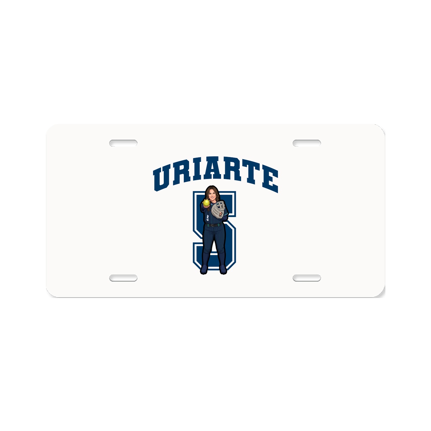 License Plate — Number in Classic