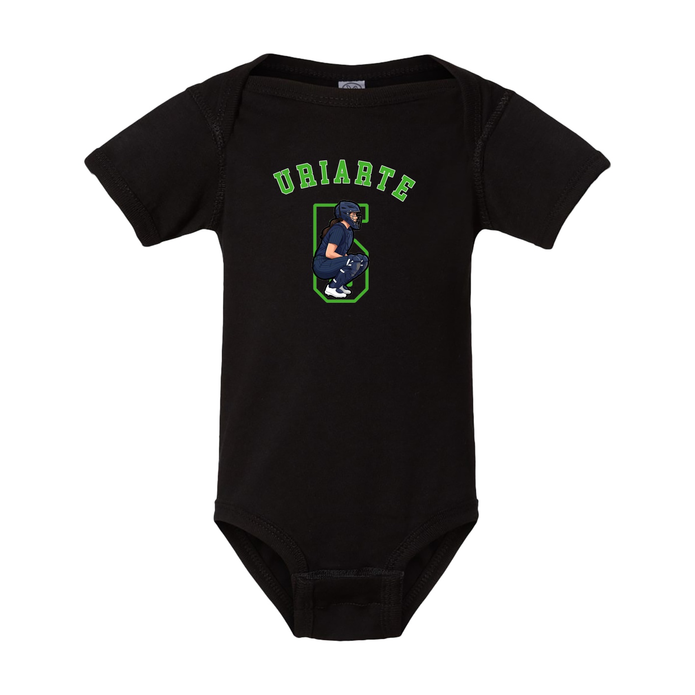 Baby Onesie — Shirsey Arch in Black