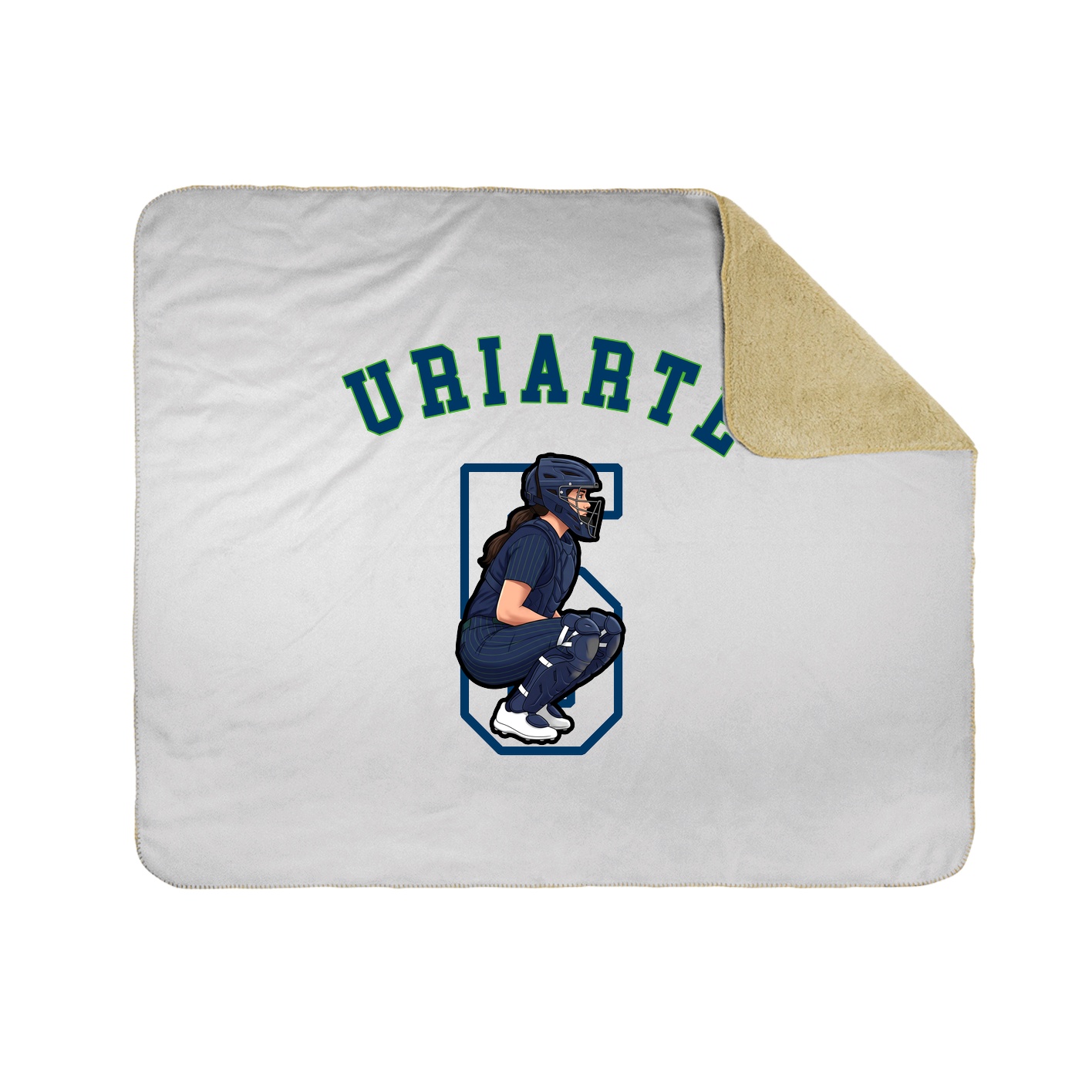 Throw Blanket — Shirsey Arch in White