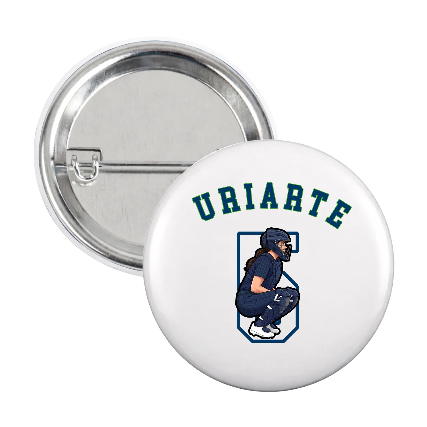Game Day Button — Shirsey Arch in White