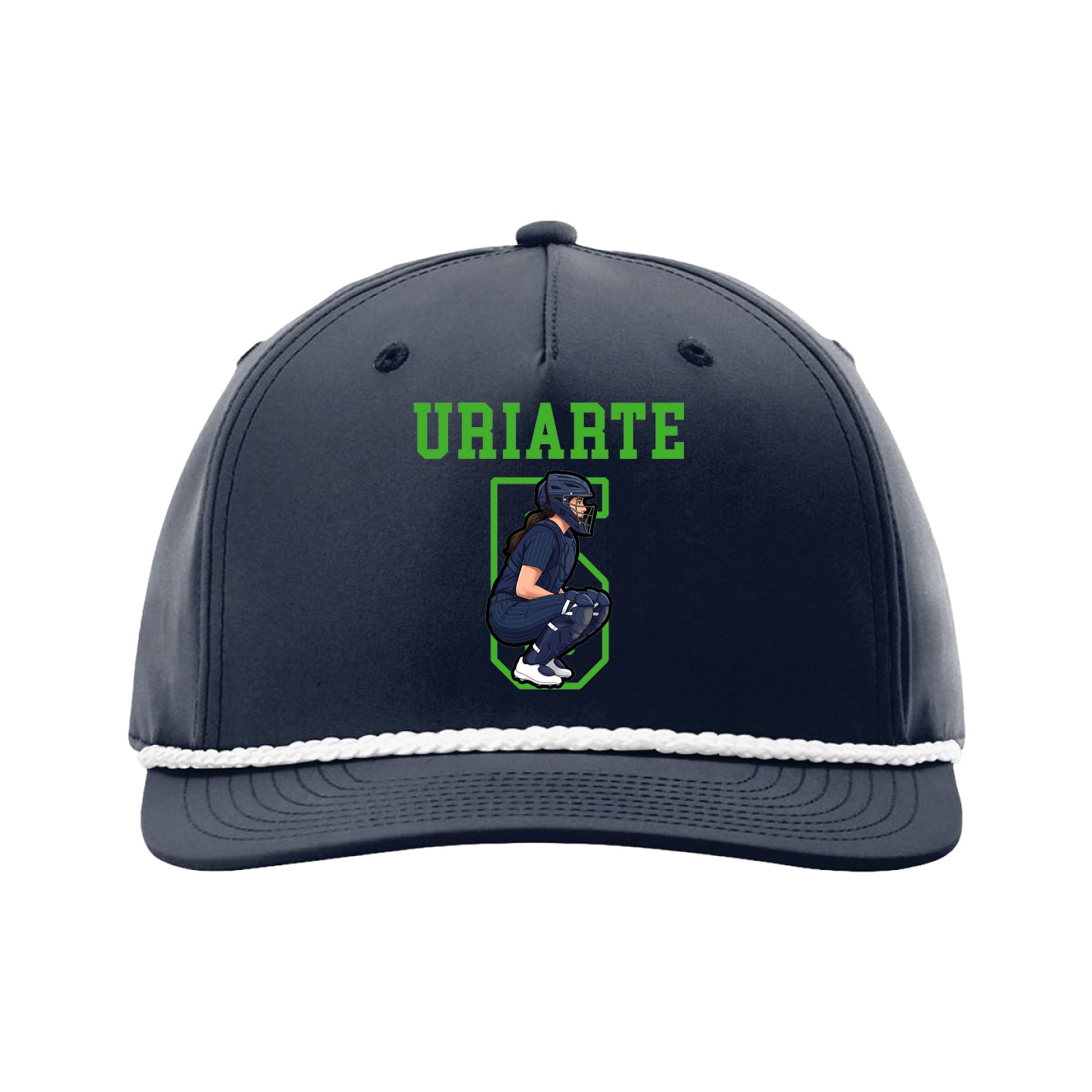 Five-Panel Classic Rope Cap — Shirsey in Navy