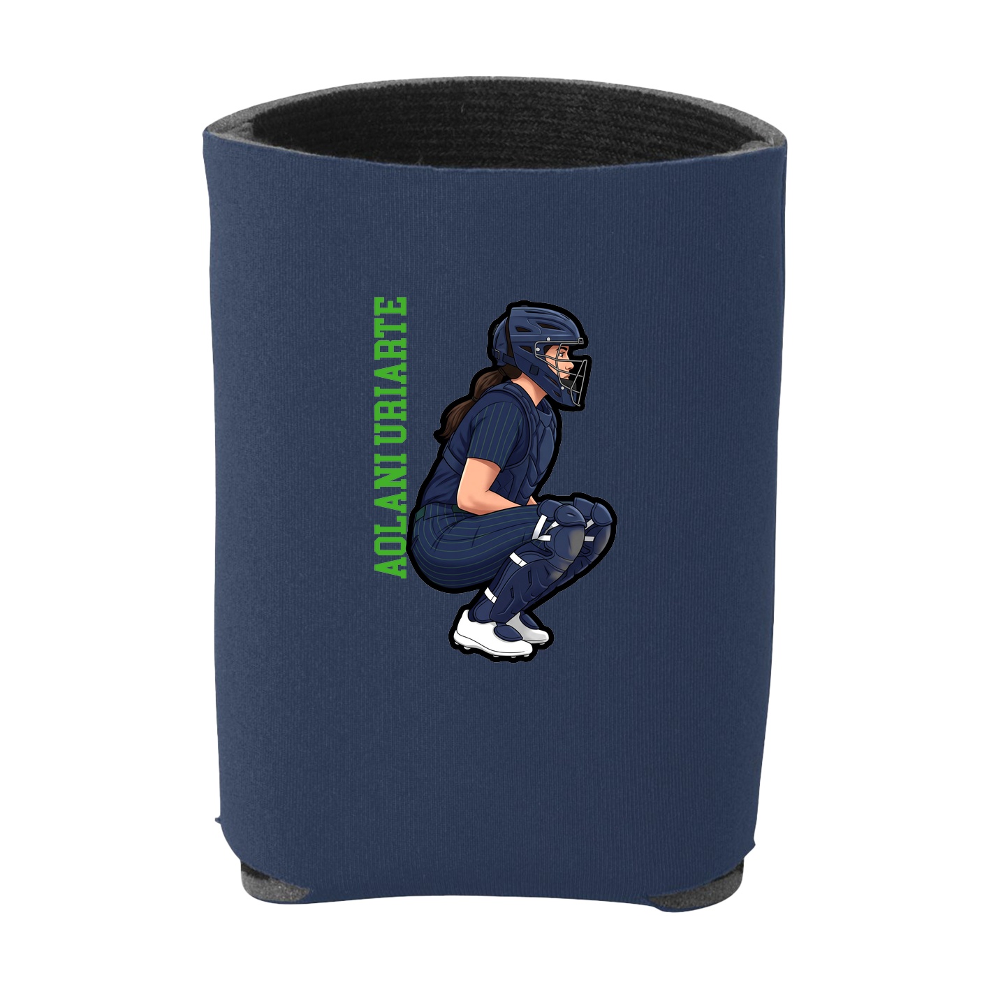 Can Holder — Name Vertical in Navy