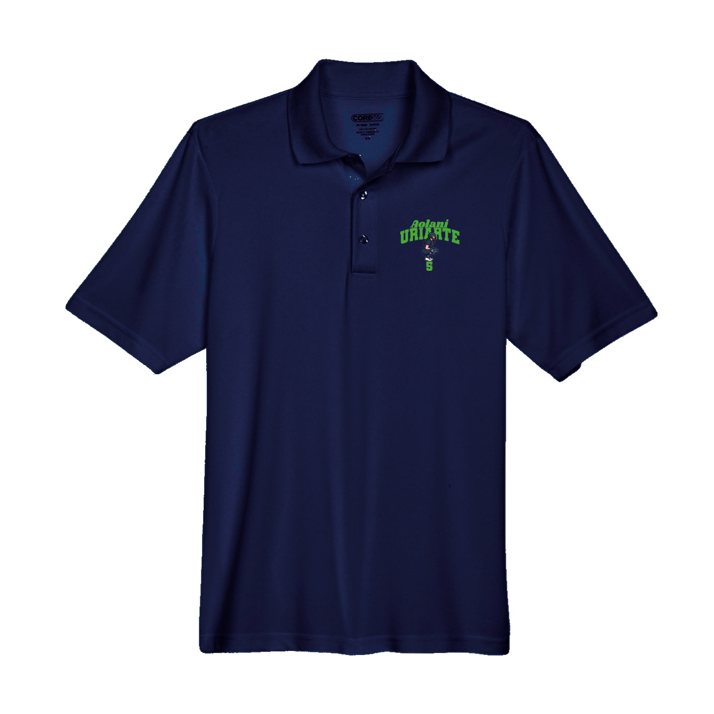 Performance Polo — Signature Arch in Navy