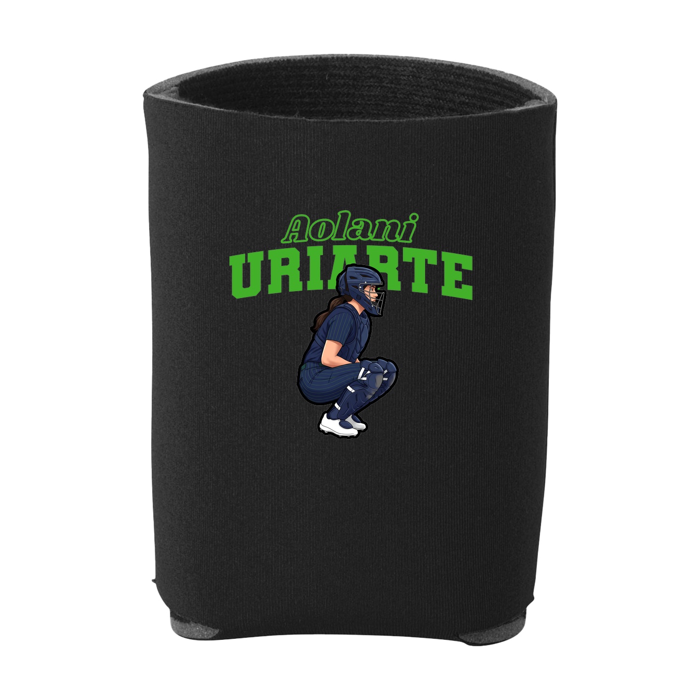 Can Holder — Name Arch in Black
