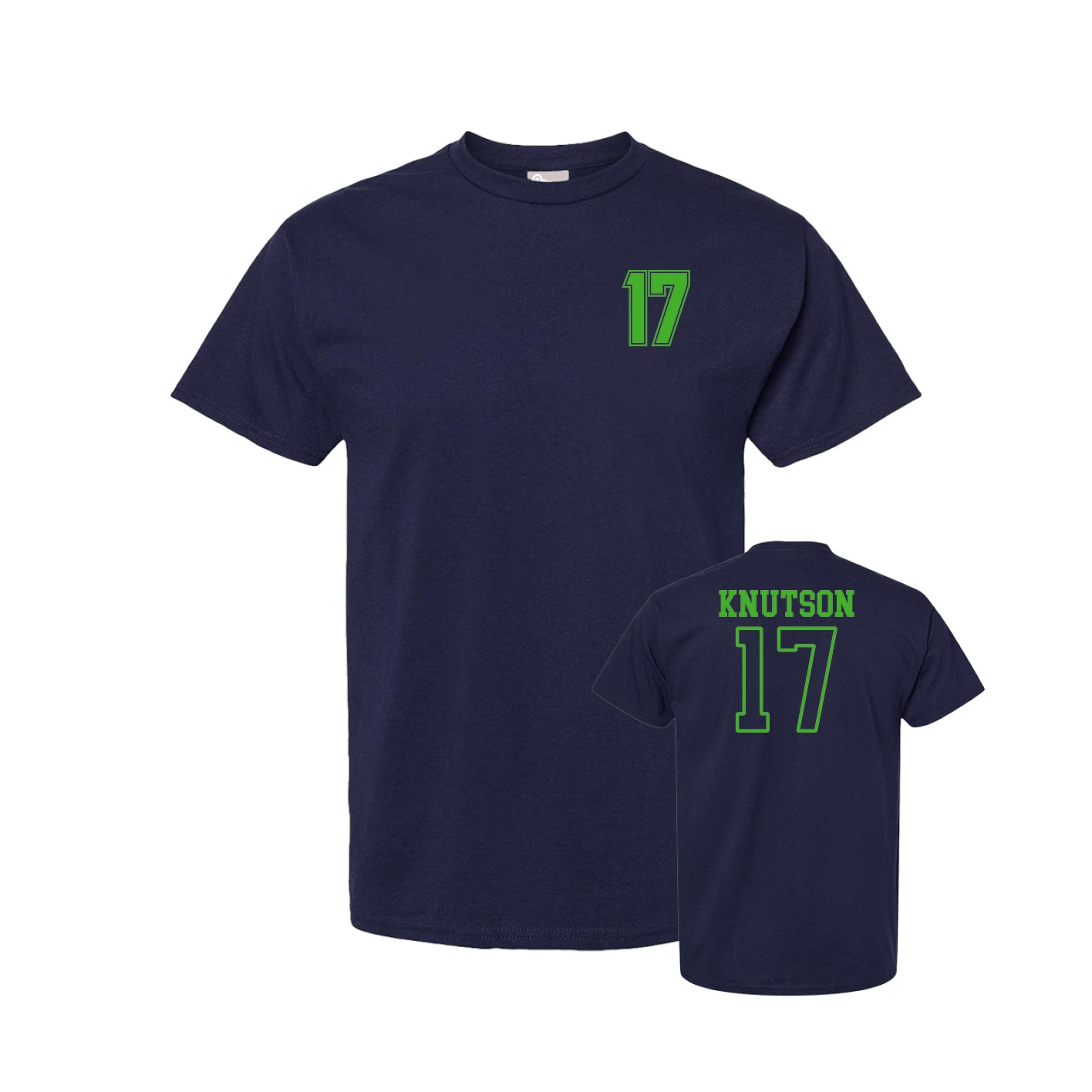 Tee — Chest Back in Navy