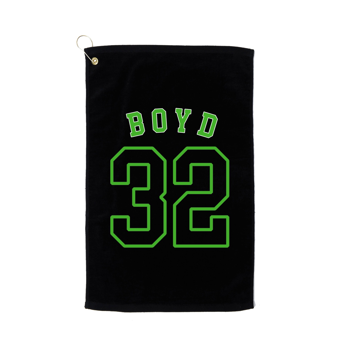 Golf Towel — Shirsey Arch in Black