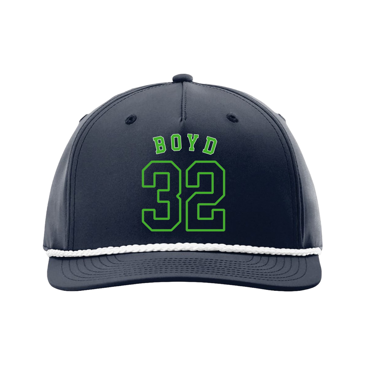 Five-Panel Classic Rope Cap — Shirsey Arch in Navy