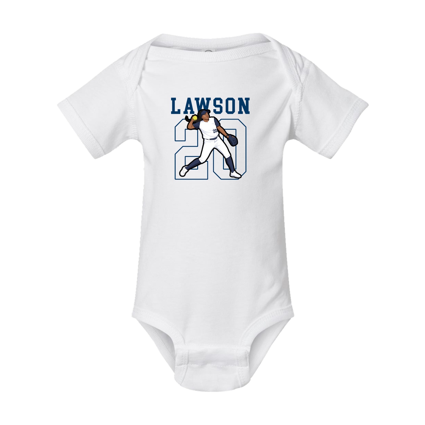 Baby Onesie — Shirsey in White