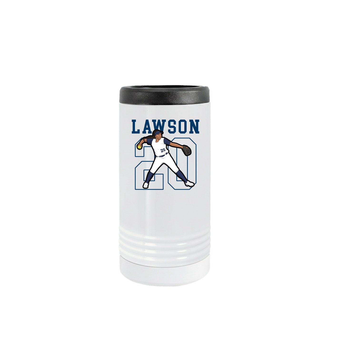 Slim Beverage Holder — Shirsey in White