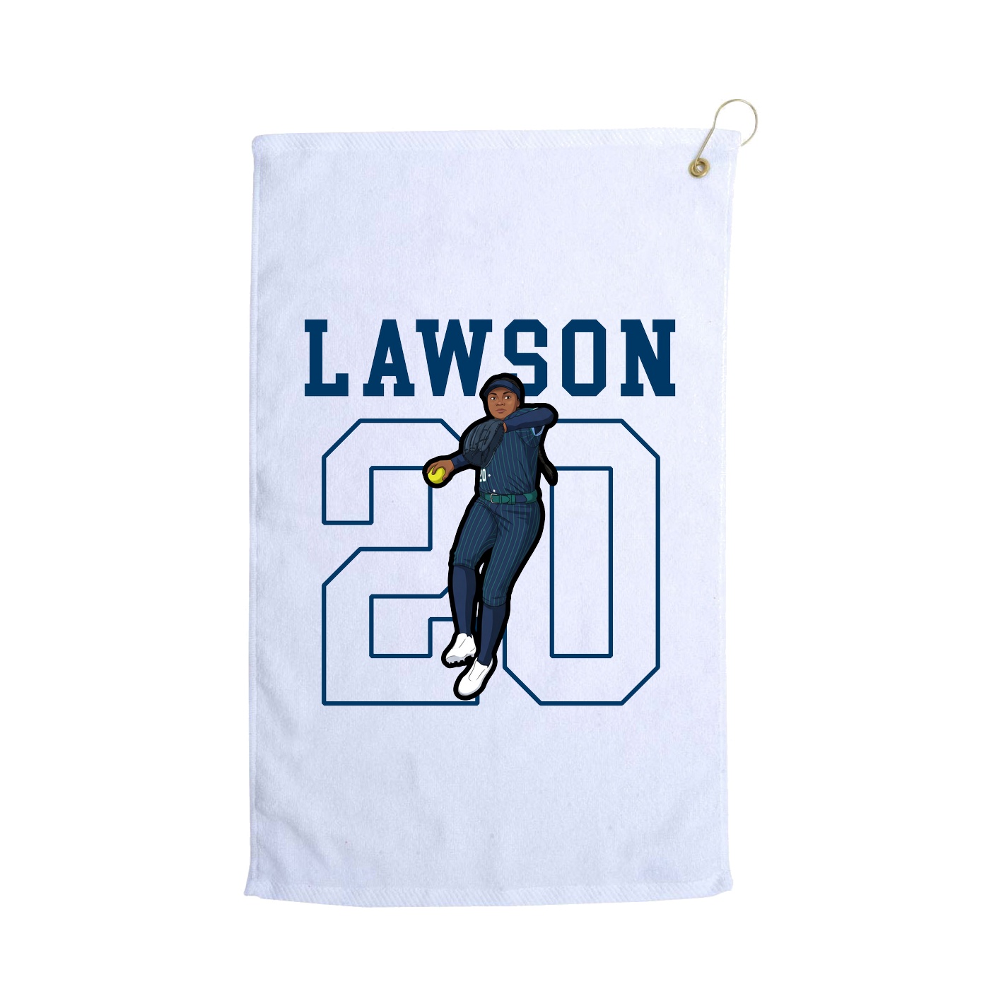 Golf Towel — Shirsey in White