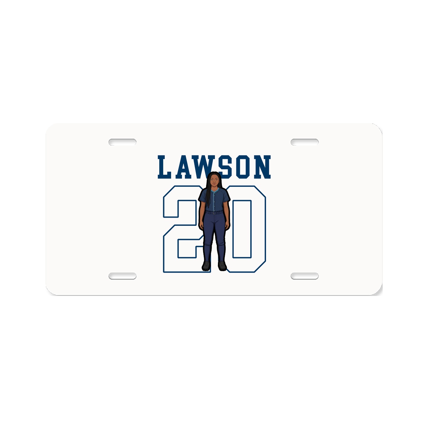 License Plate — Shirsey in Classic