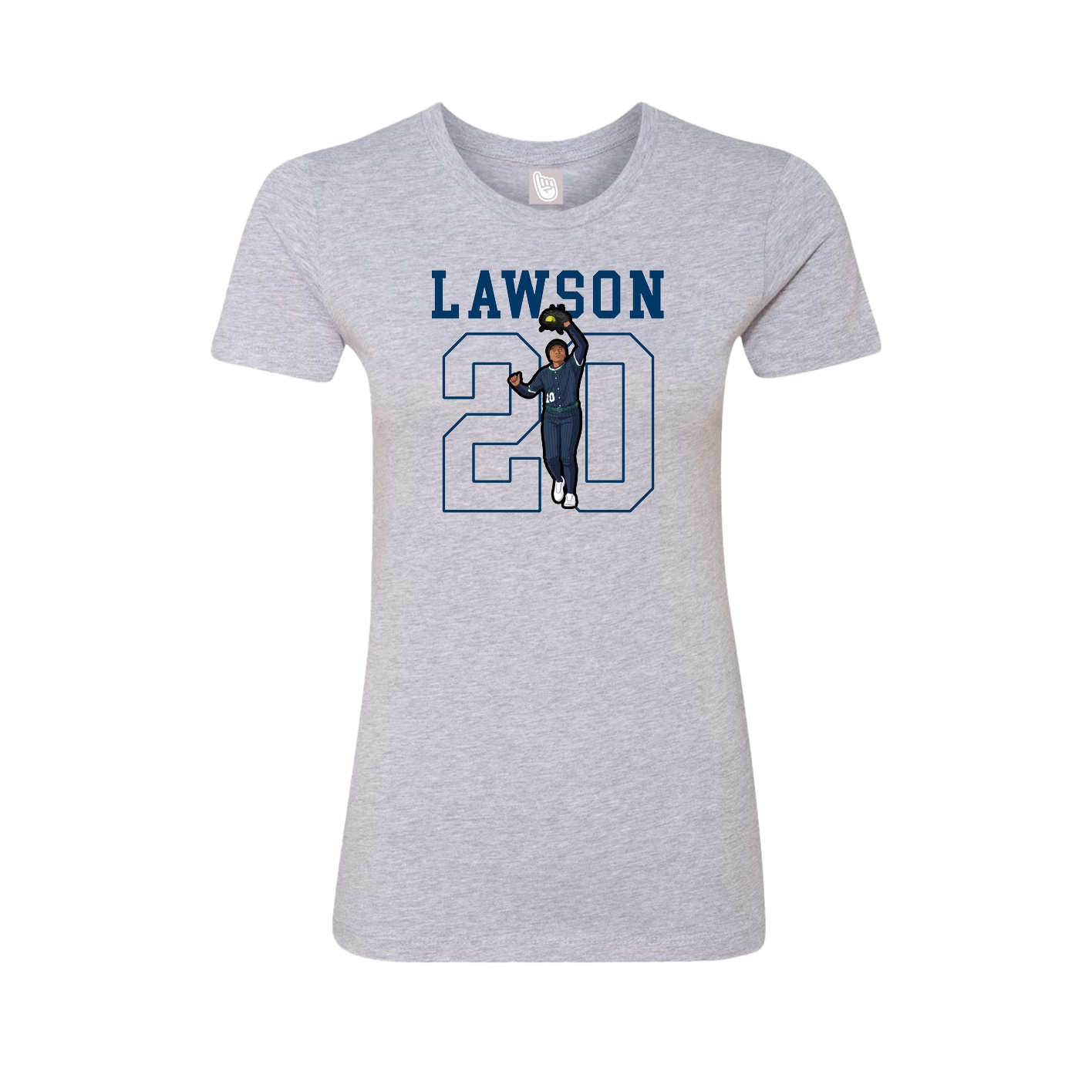 Fitted Women's Tee — Shirsey in Grey