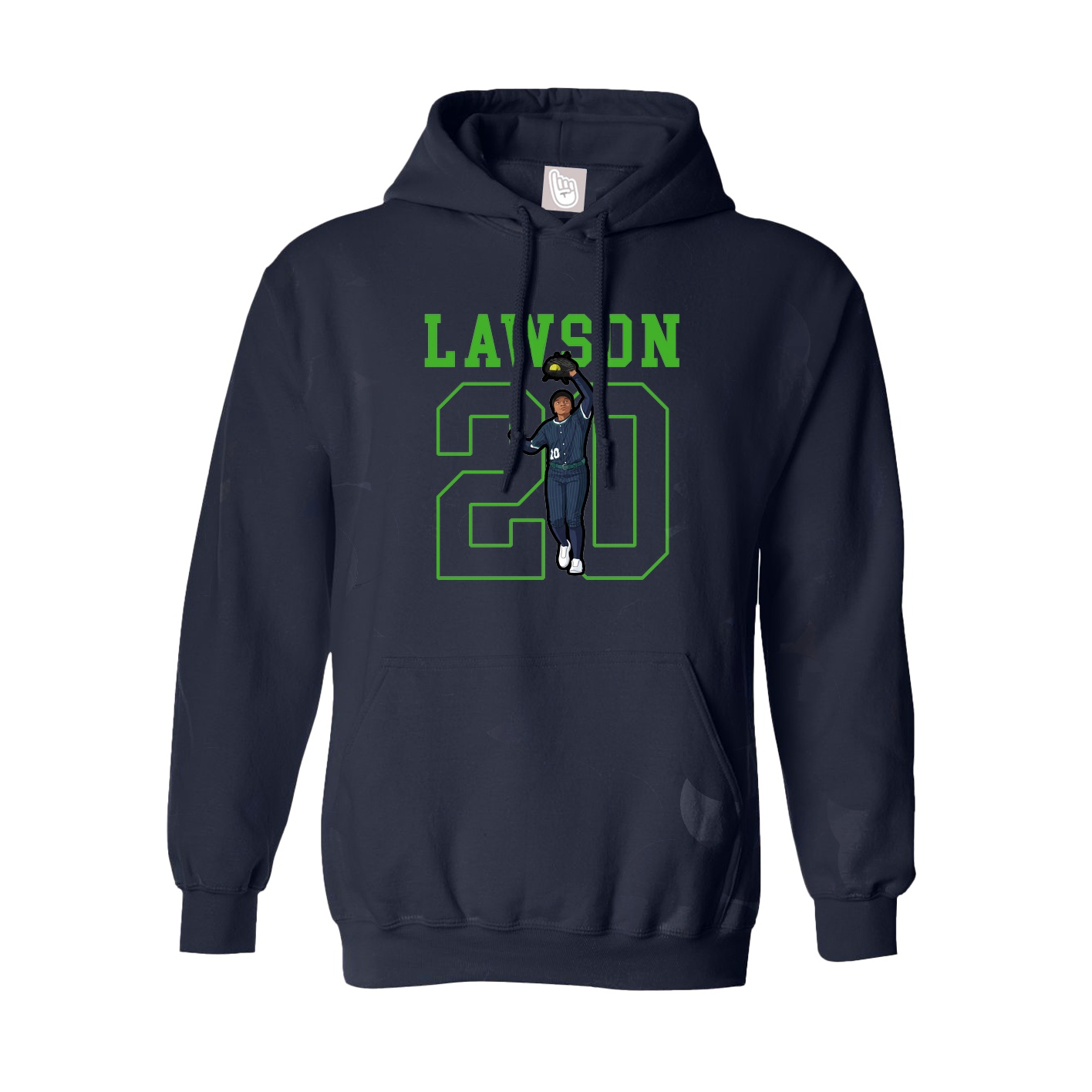 Youth Hoodie — Shirsey in Navy