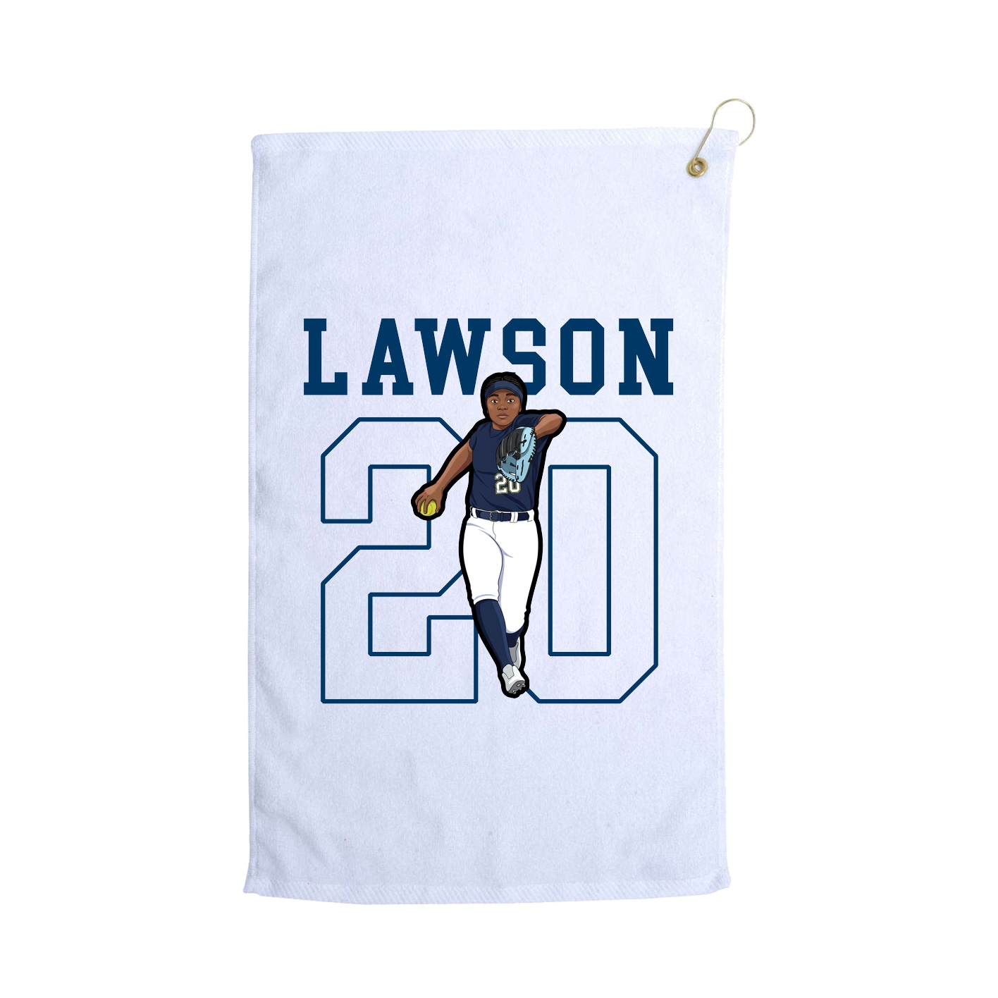 Golf Towel — Shirsey in White