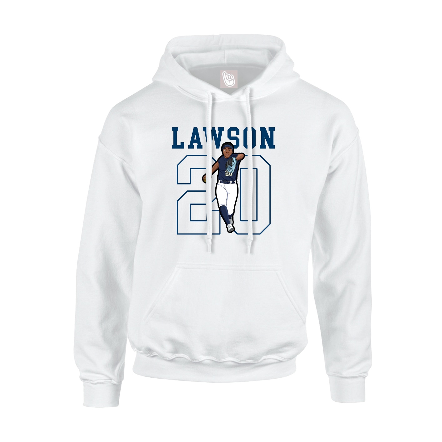 Youth Hoodie — Shirsey in White