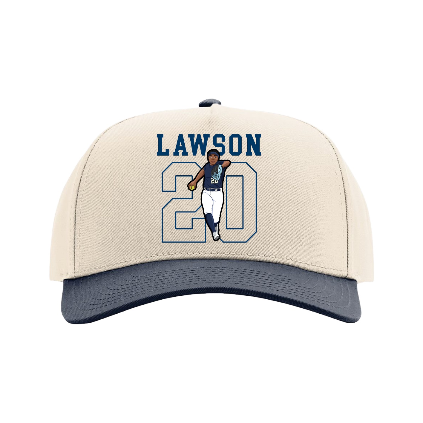 Full Fabric Five-Panel Champ Cap