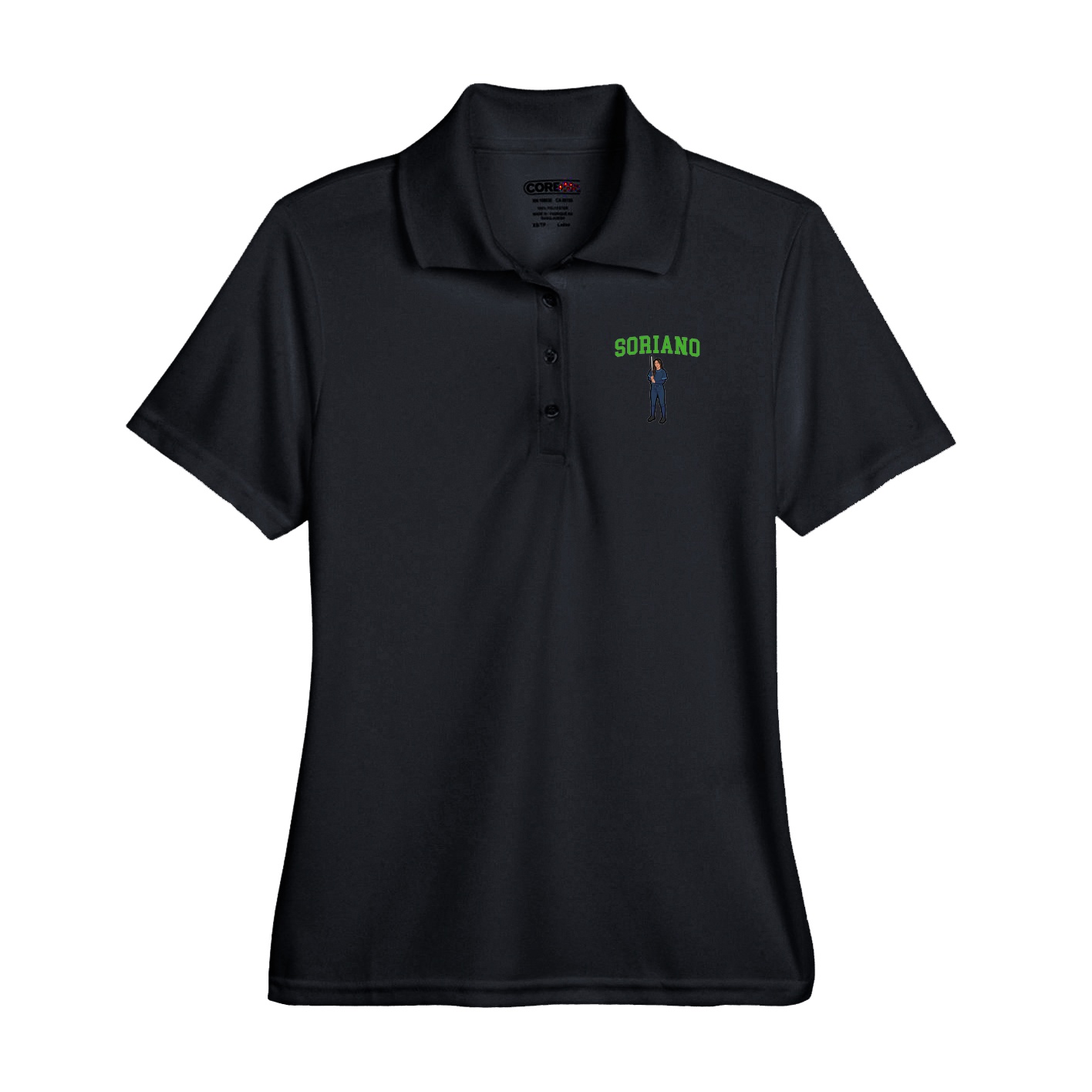Performance Polo — Shirsey in Black