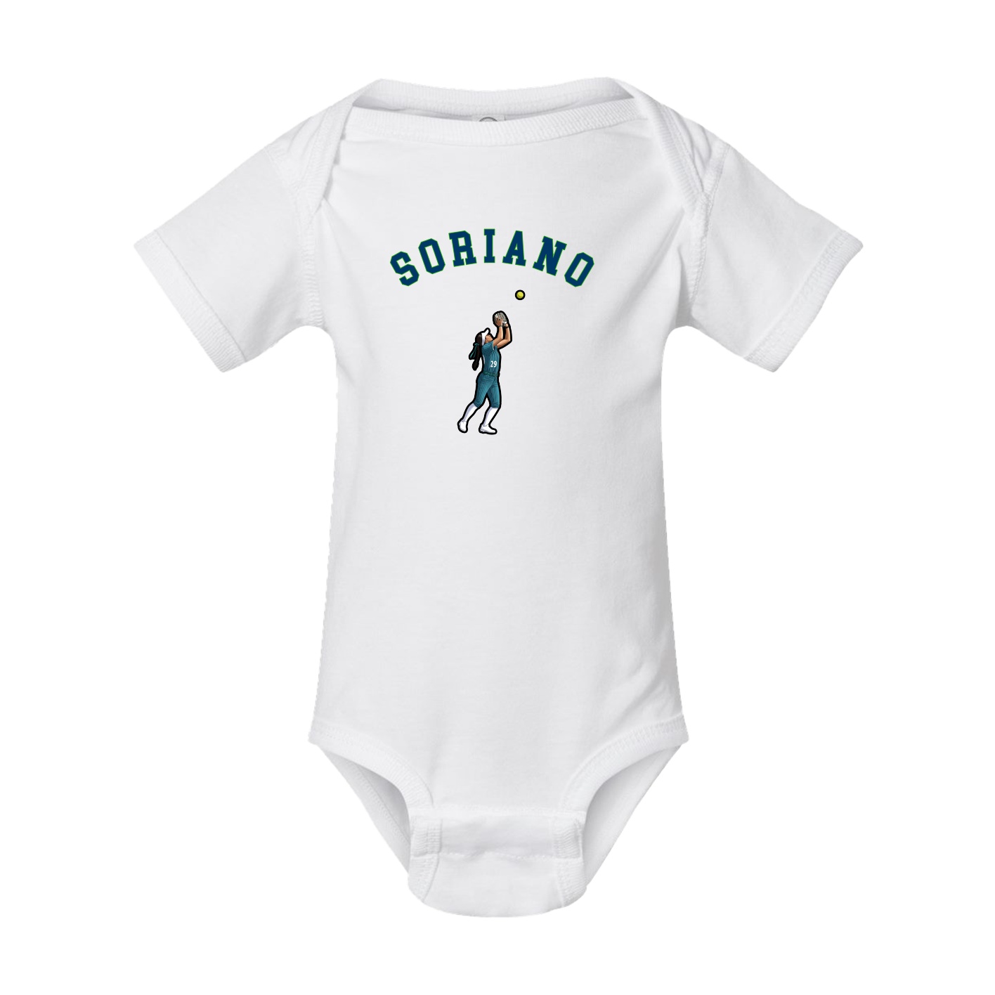 Baby Onesie — Shirsey Arch in White