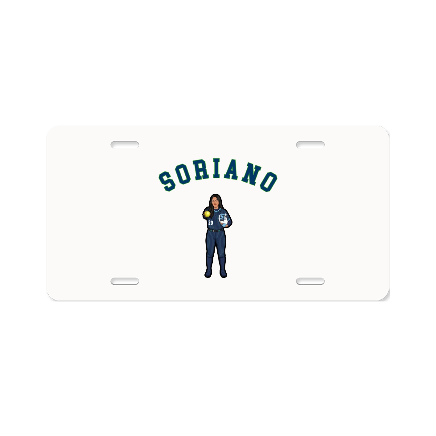 License Plate — Shirsey Arch in Classic
