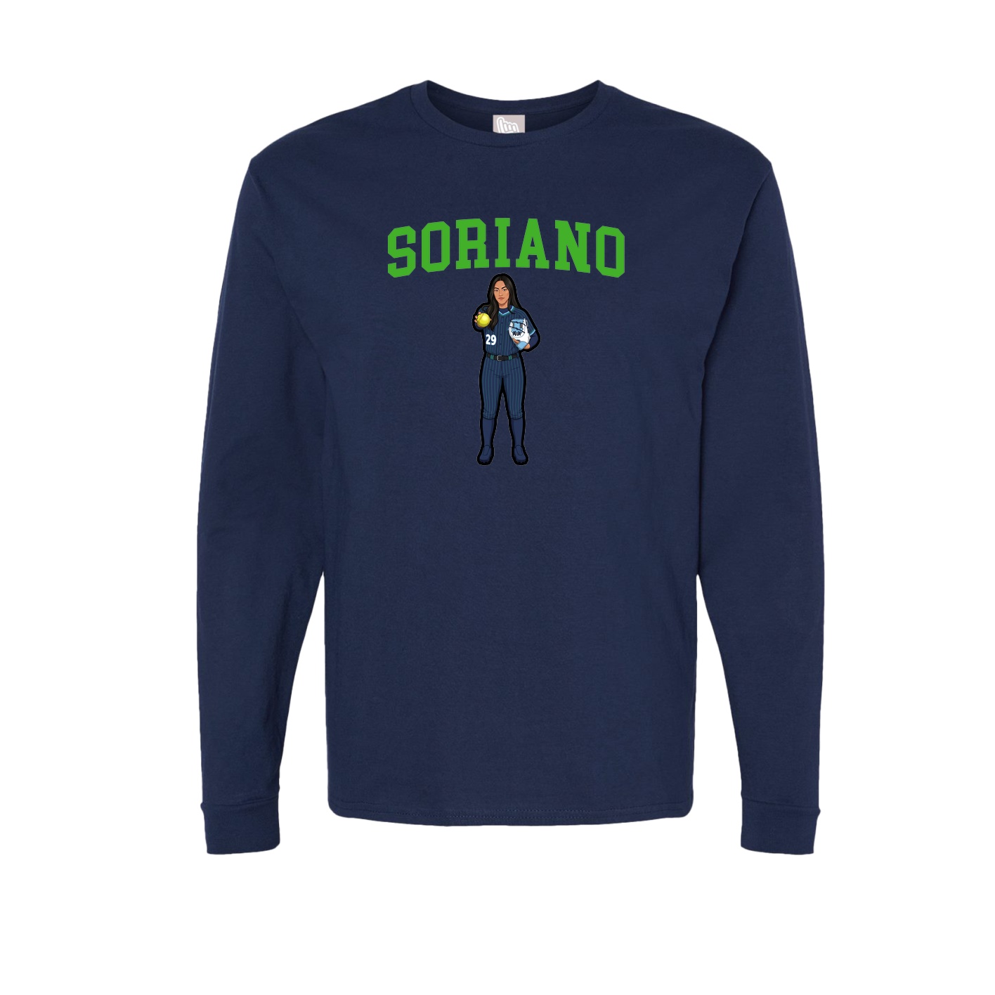 Long Sleeve Tee — Shirsey in Navy
