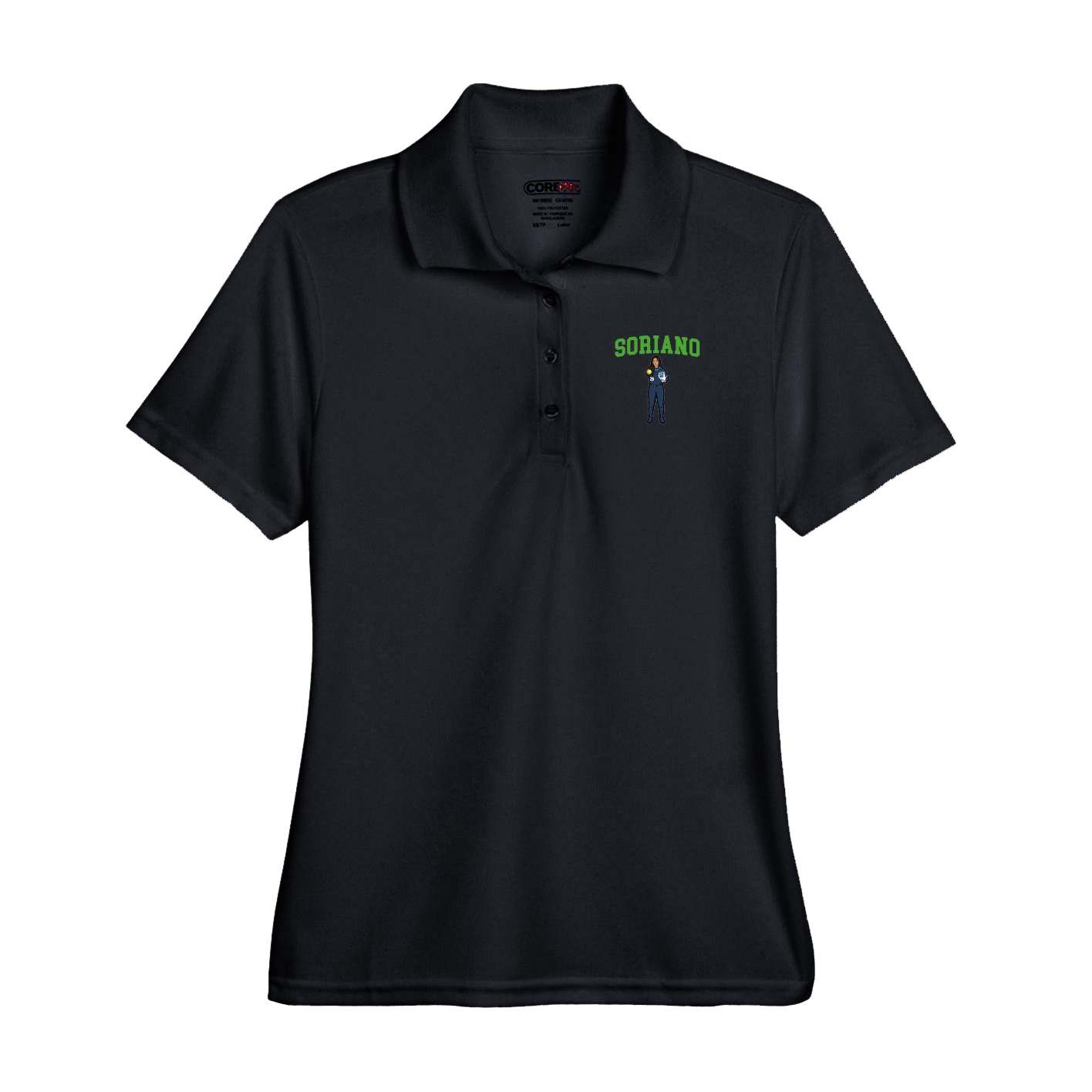 Performance Polo — Shirsey in Black