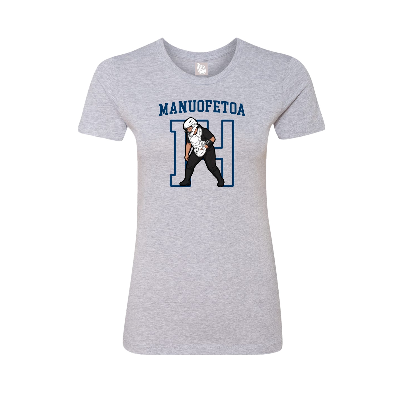 Fitted Women's Tee — Shirsey in Grey