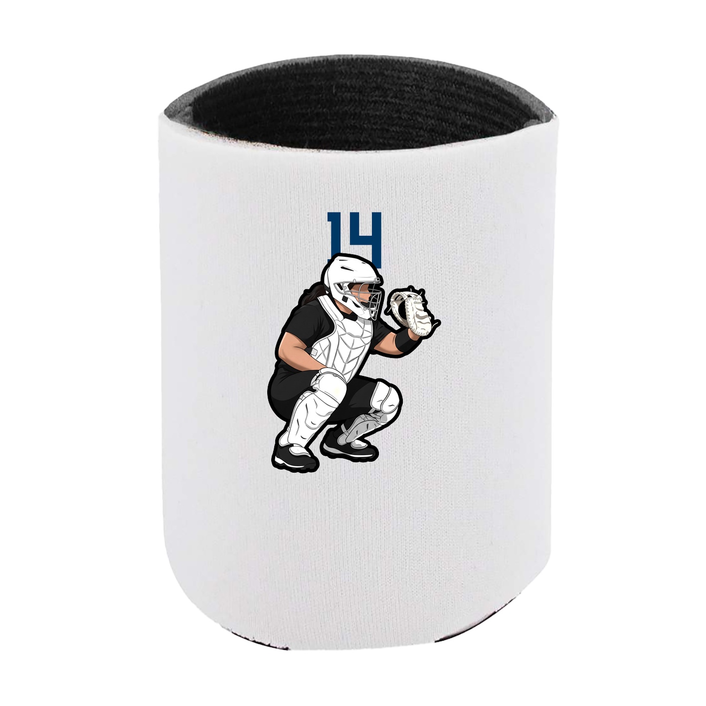 Can Holder — Number Top in White