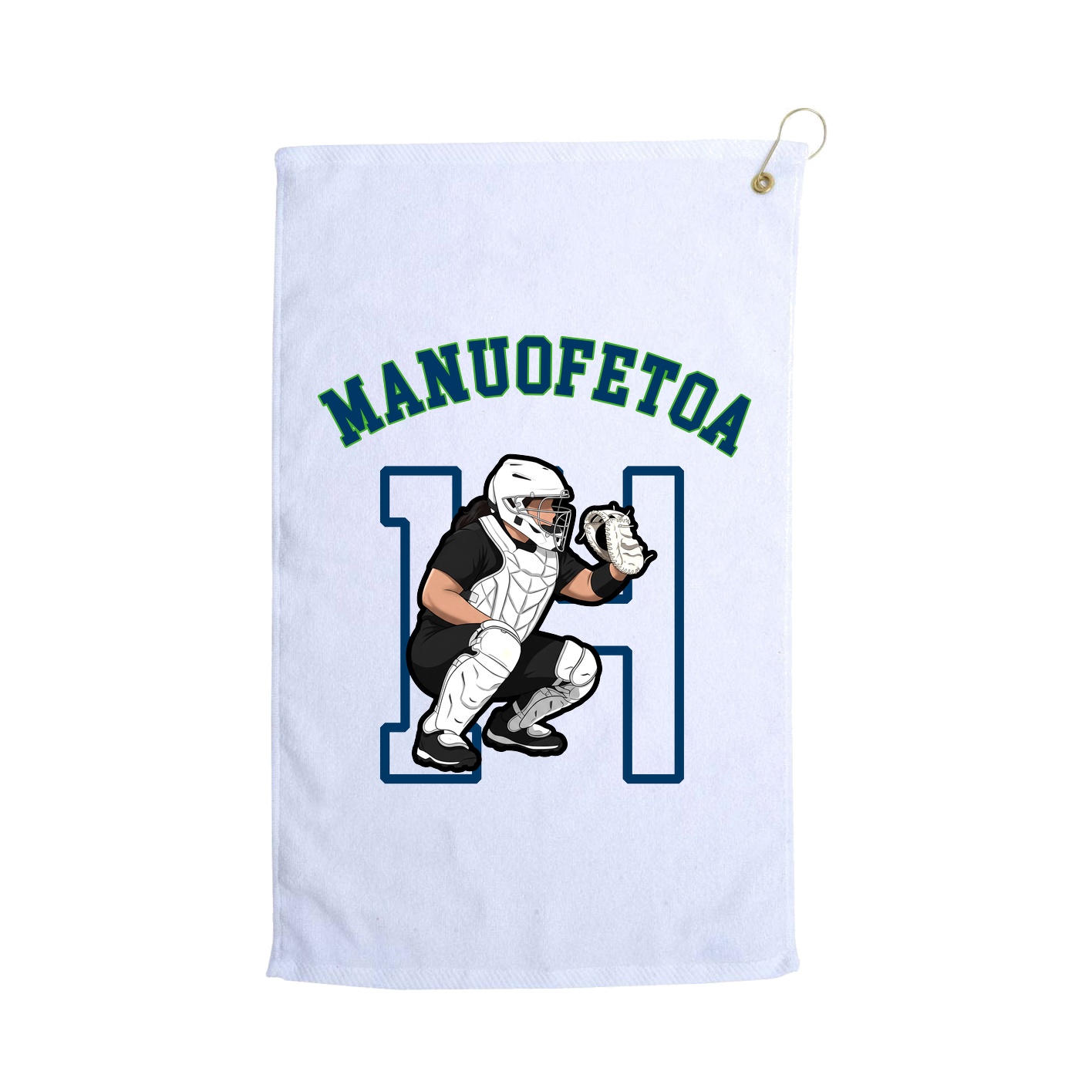 Golf Towel — Shirsey Arch in White
