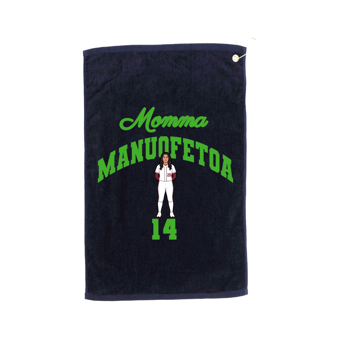 Golf Towel — Mothers Day Arch in Navy