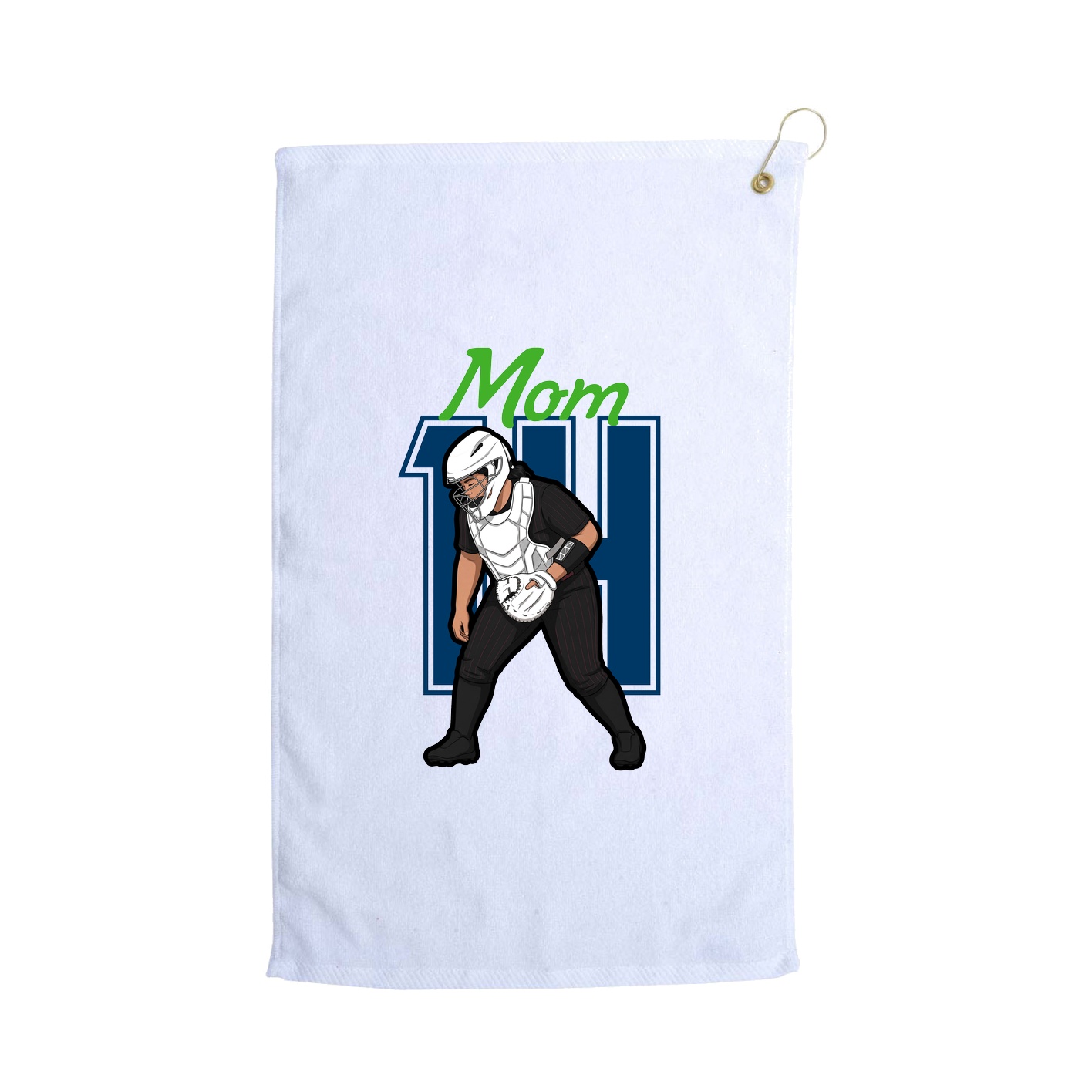 Golf Towel — Mothers Day Shirsey in White