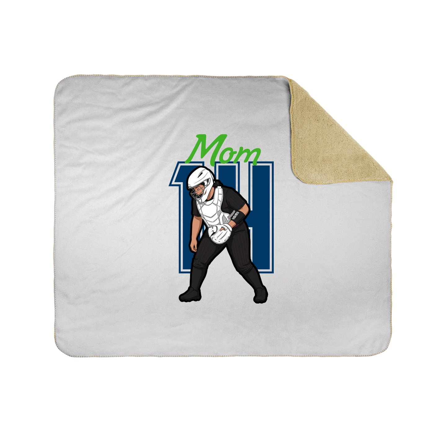Throw Blanket — Mothers Day Shirsey in White