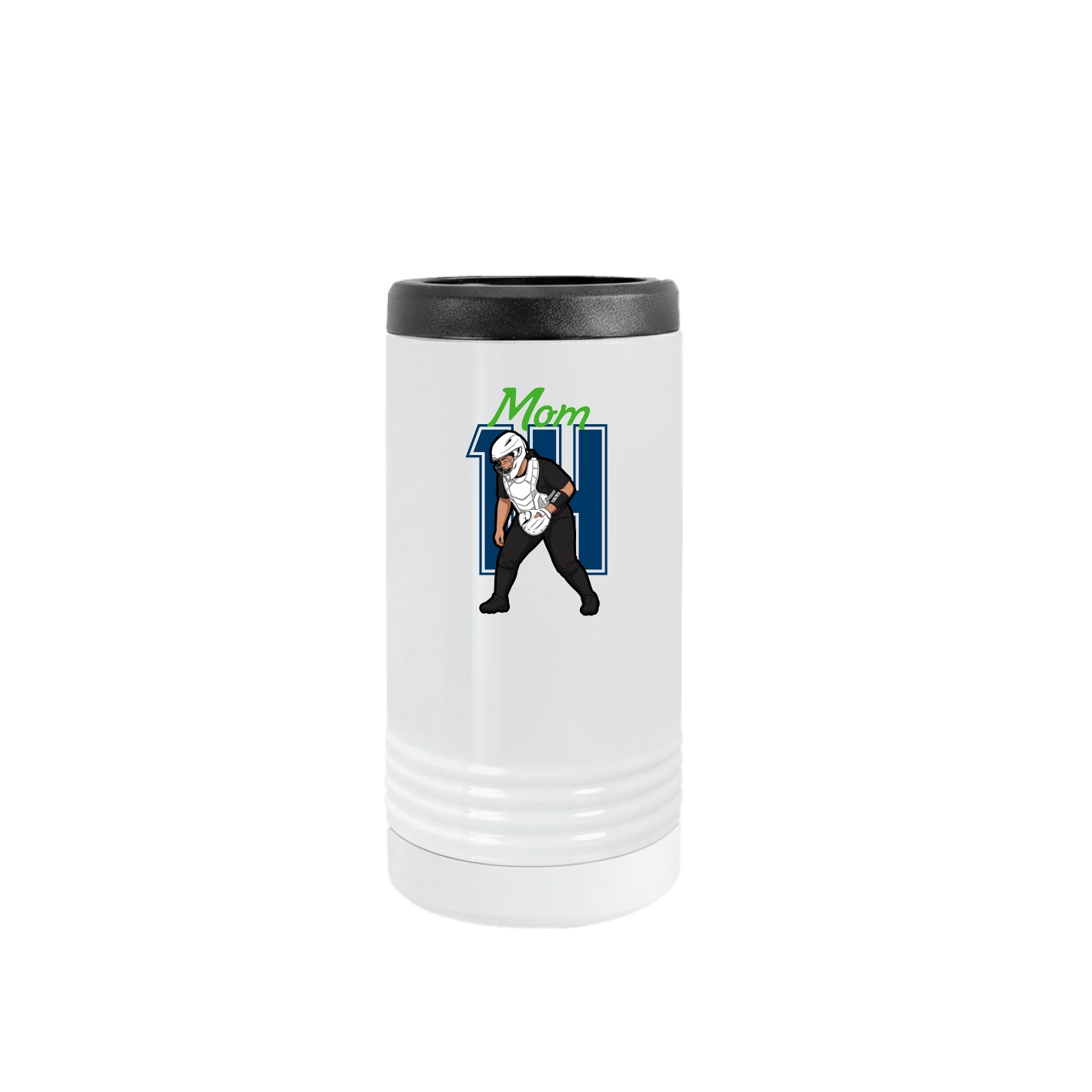 Slim Beverage Holder — Mothers Day Shirsey in White