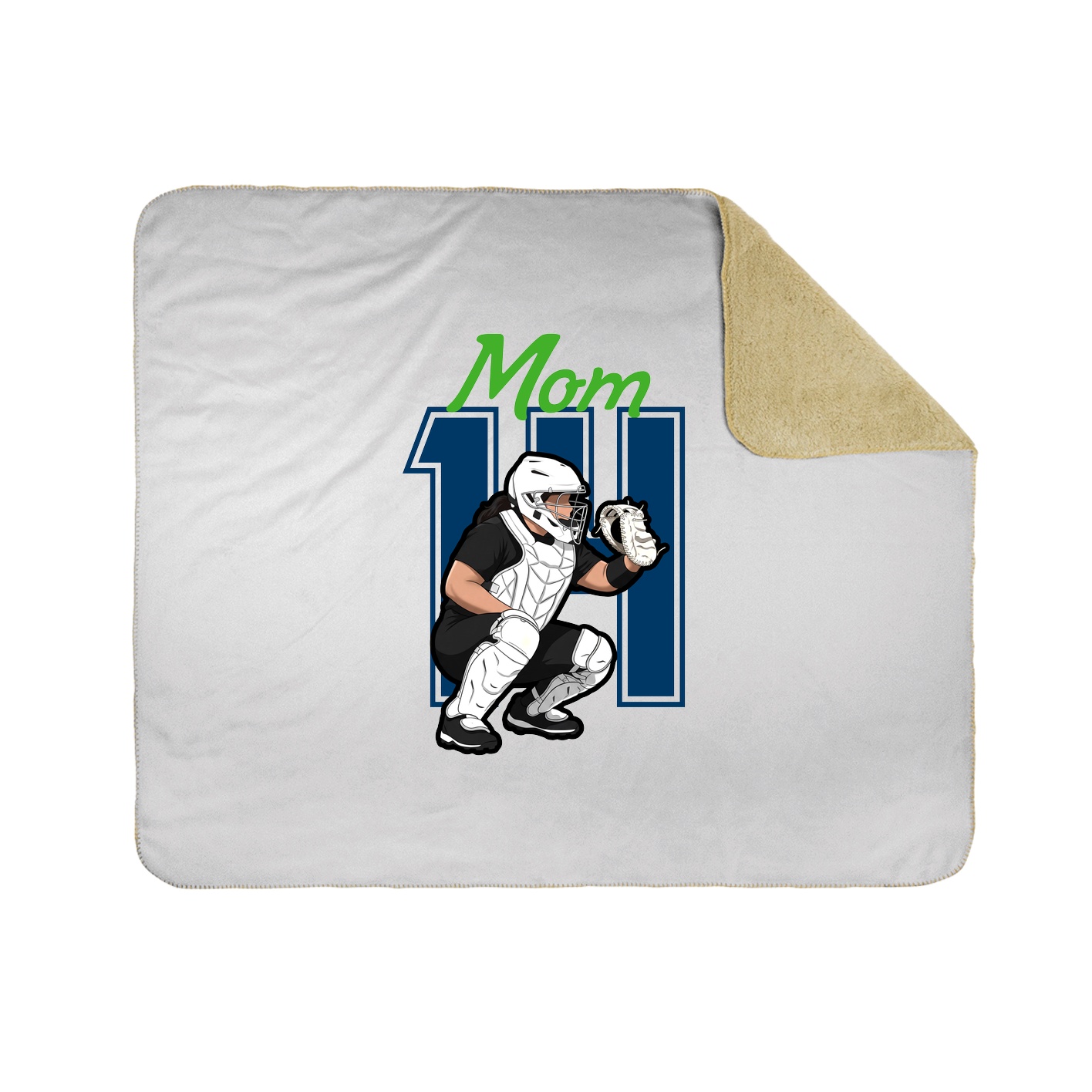 Throw Blanket — Mothers Day Shirsey in White