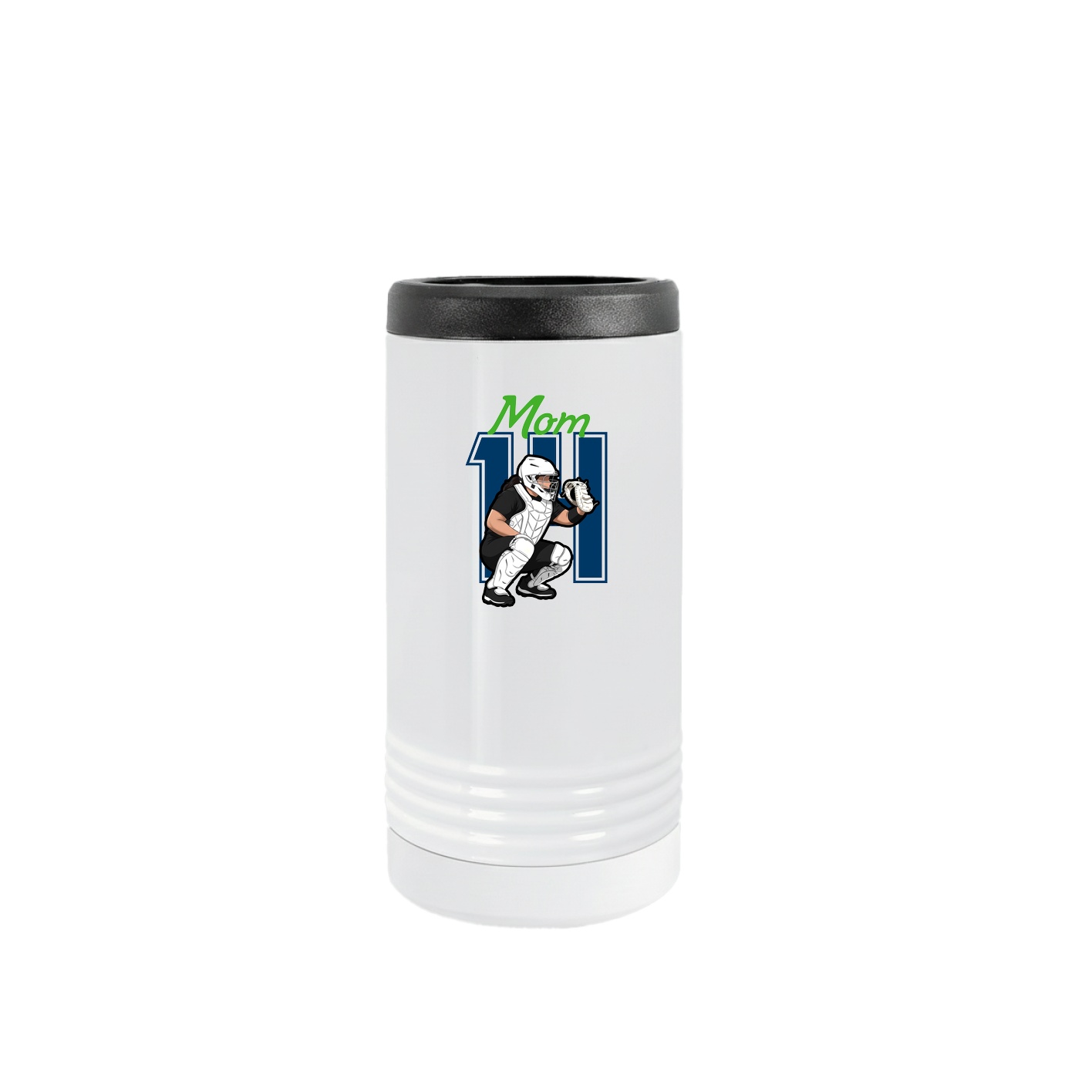 Slim Beverage Holder — Mothers Day Shirsey in White