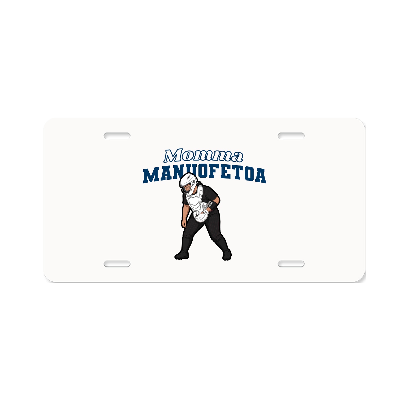 License Plate — Mothers Day Block in Classic
