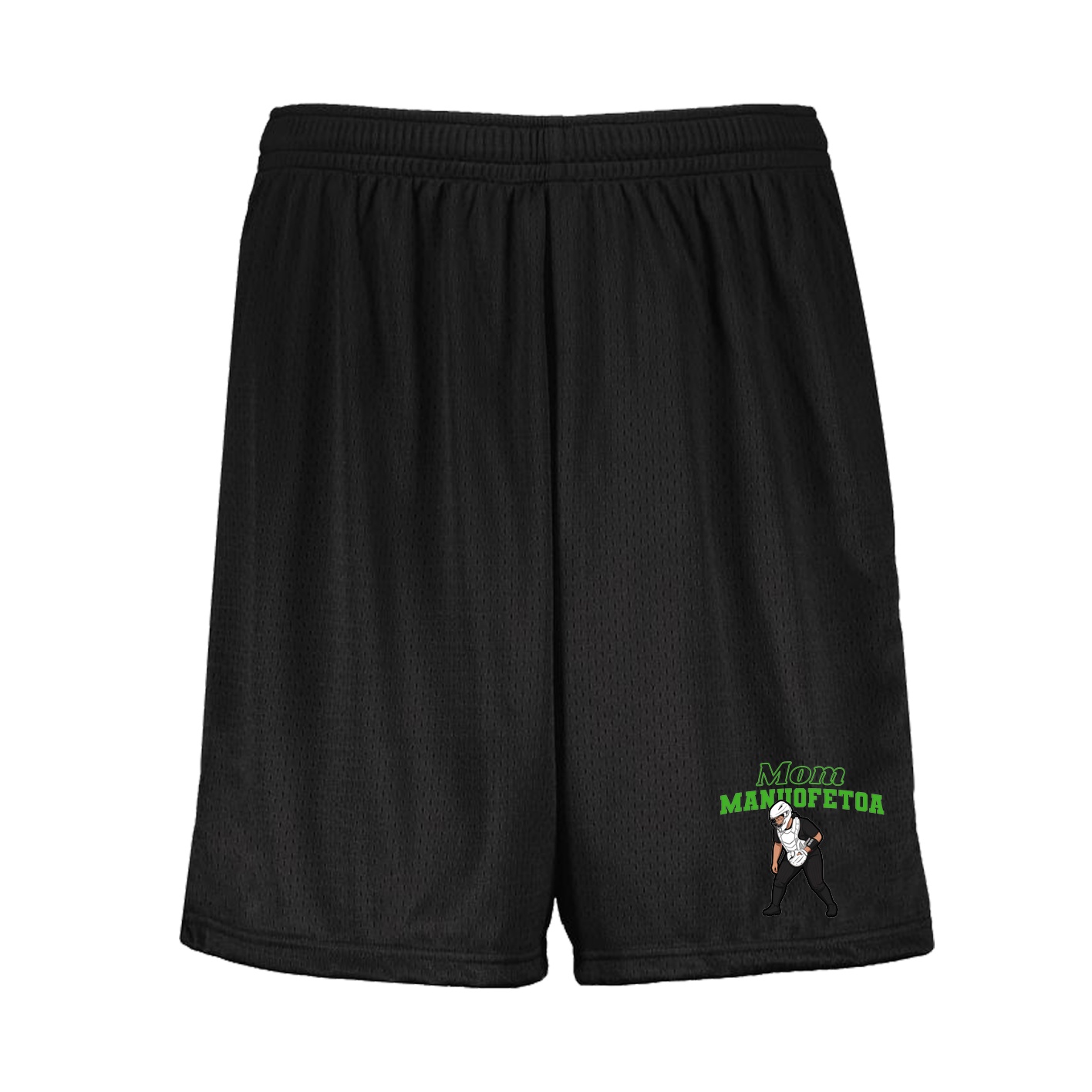 Shorts — Mothers Day Block in Black