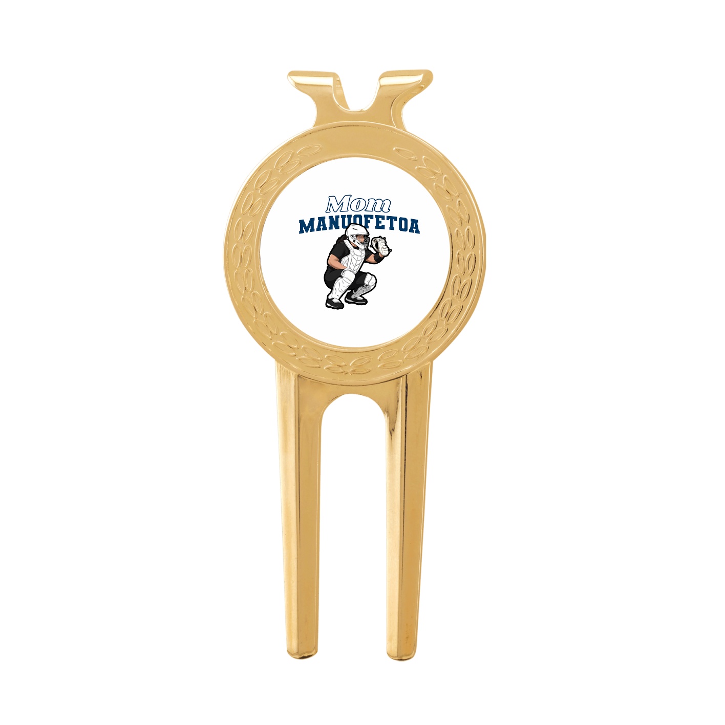 Divot Tool with Ball Marker — Mothers Day Block in Classic