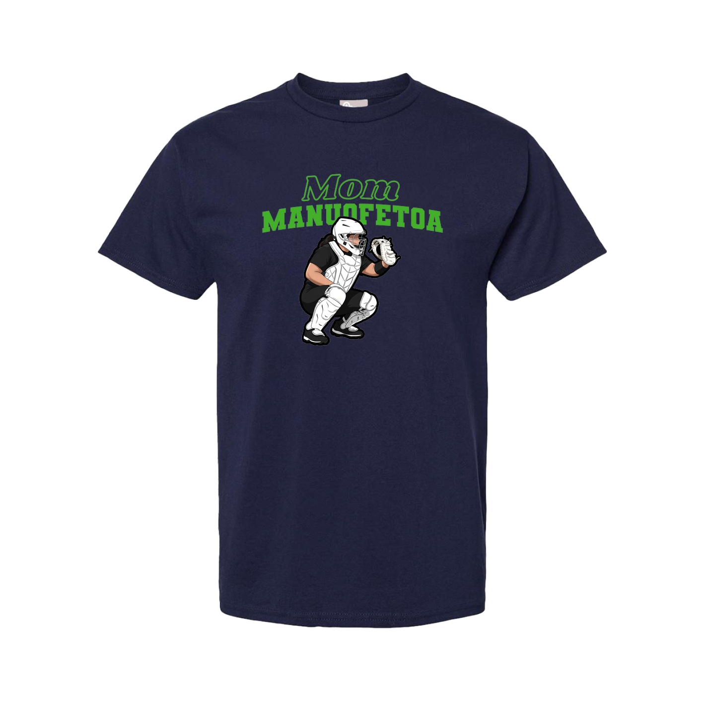 Youth Tee — Mothers Day Block in Navy