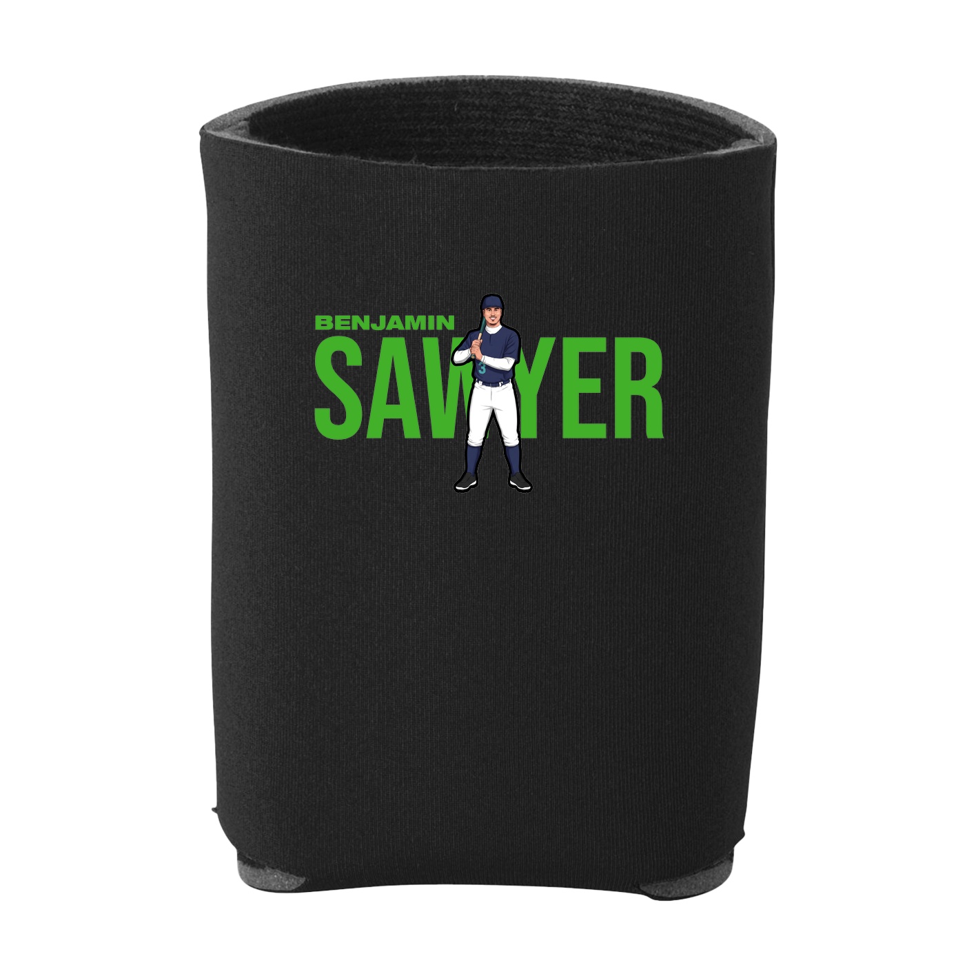 Can Holder — Player Name in Black