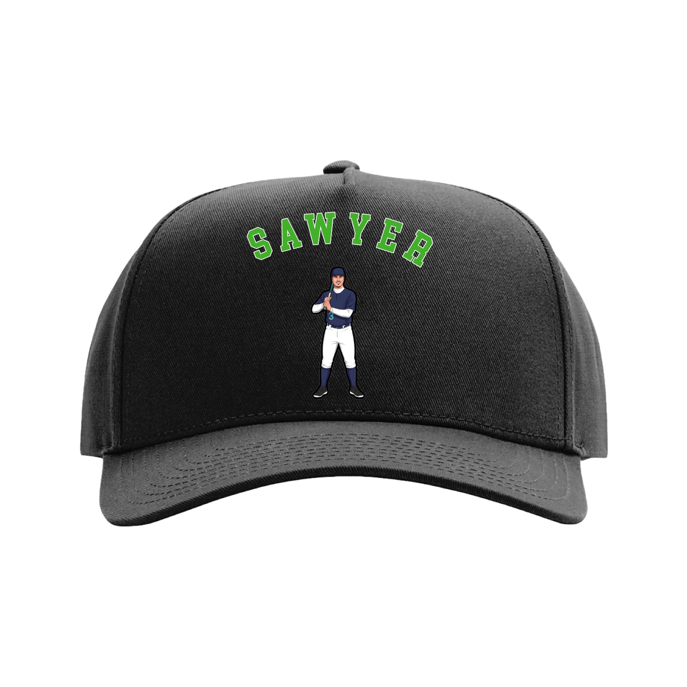 Full Fabric Five-Panel Champ Cap
