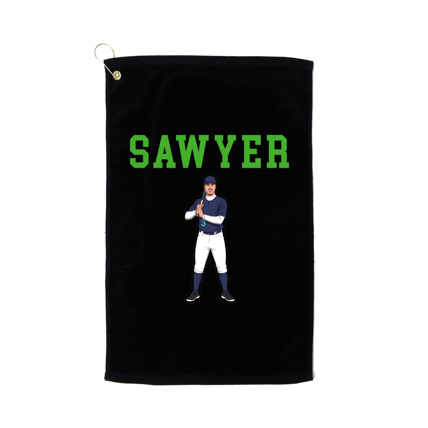 Golf Towel — Shirsey in Black