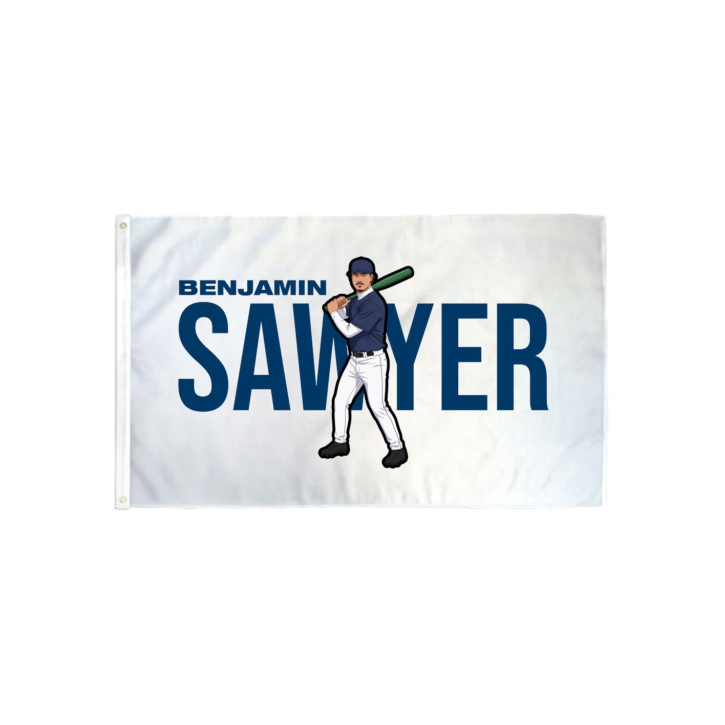 3x5 Flag — Player Name in Classic