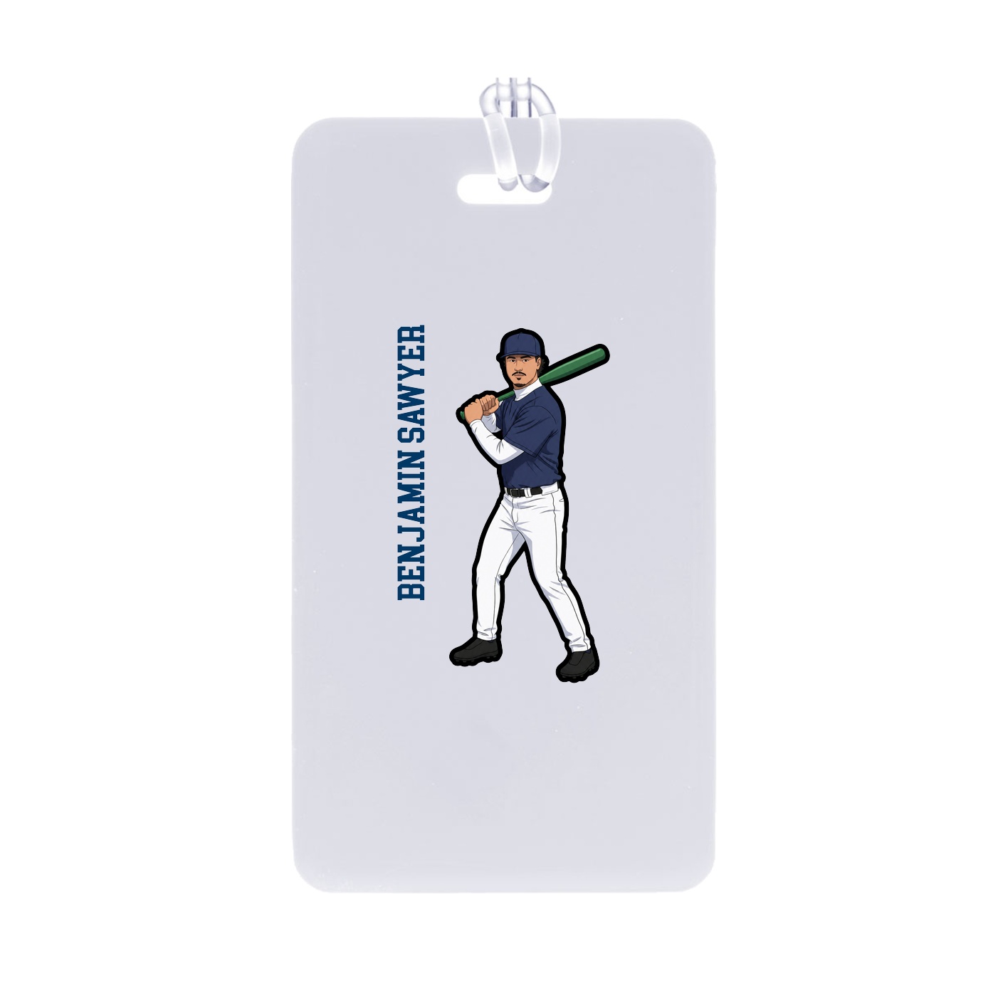 Bag Tag — Name Vertical in Classic